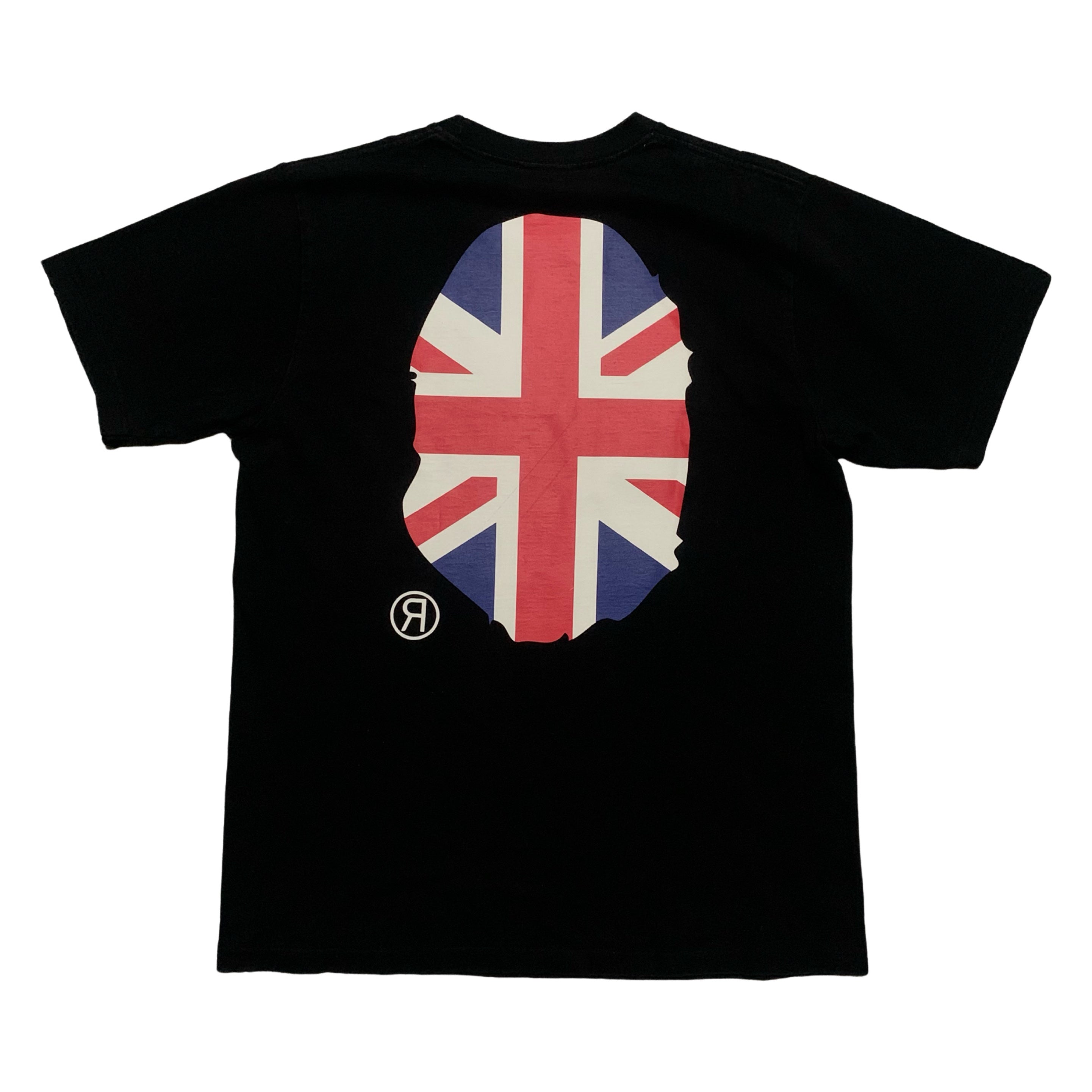 Bape Medium Big Ape Head UK London Store Black Tee