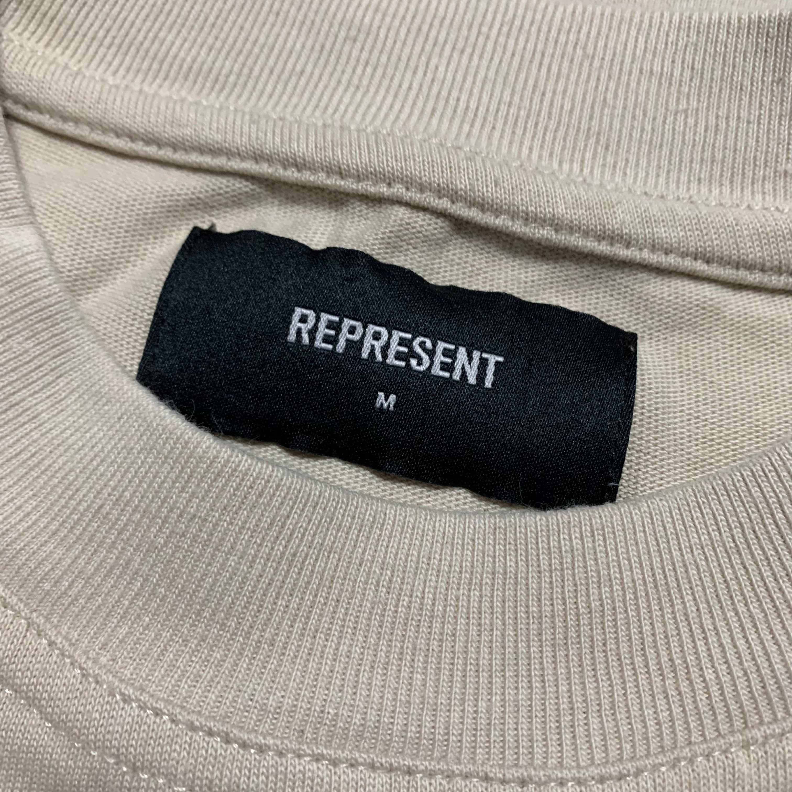 Represent Medium Thoroughbred Dog Vintage White Tee