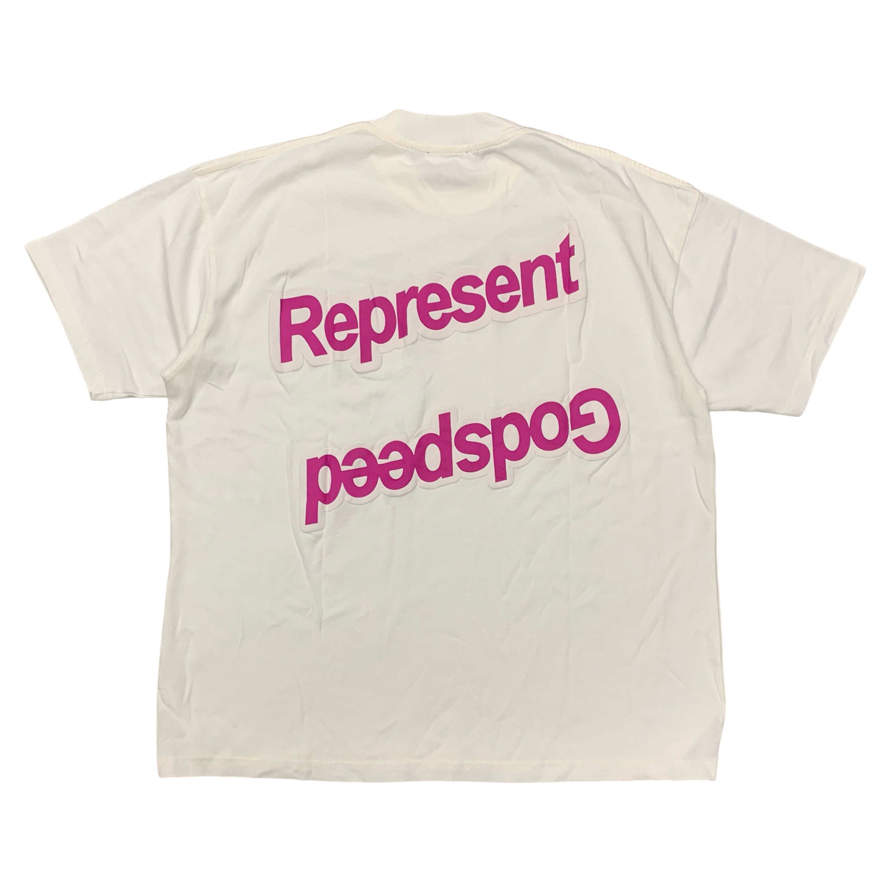 Represent Large Tee Godspeed Flat White T-Shirt (Sample)