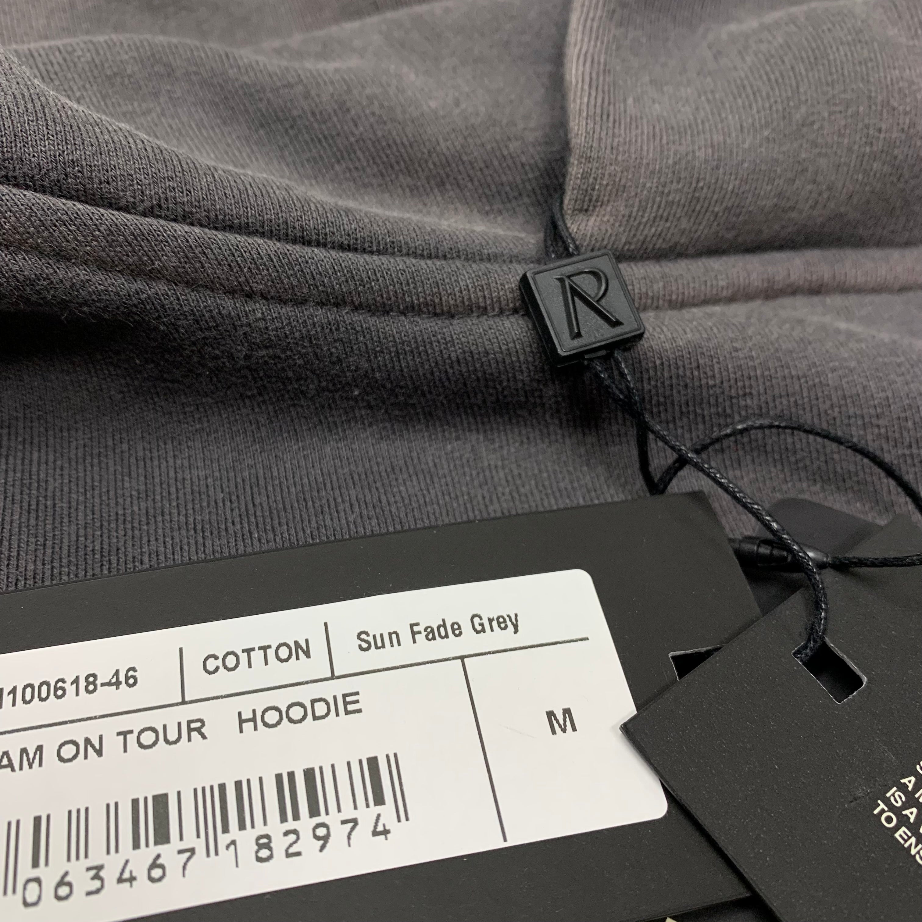 Represent Medium Hoodie Dream On Tour Sun Fade Grey Hoodie (RRP £180)