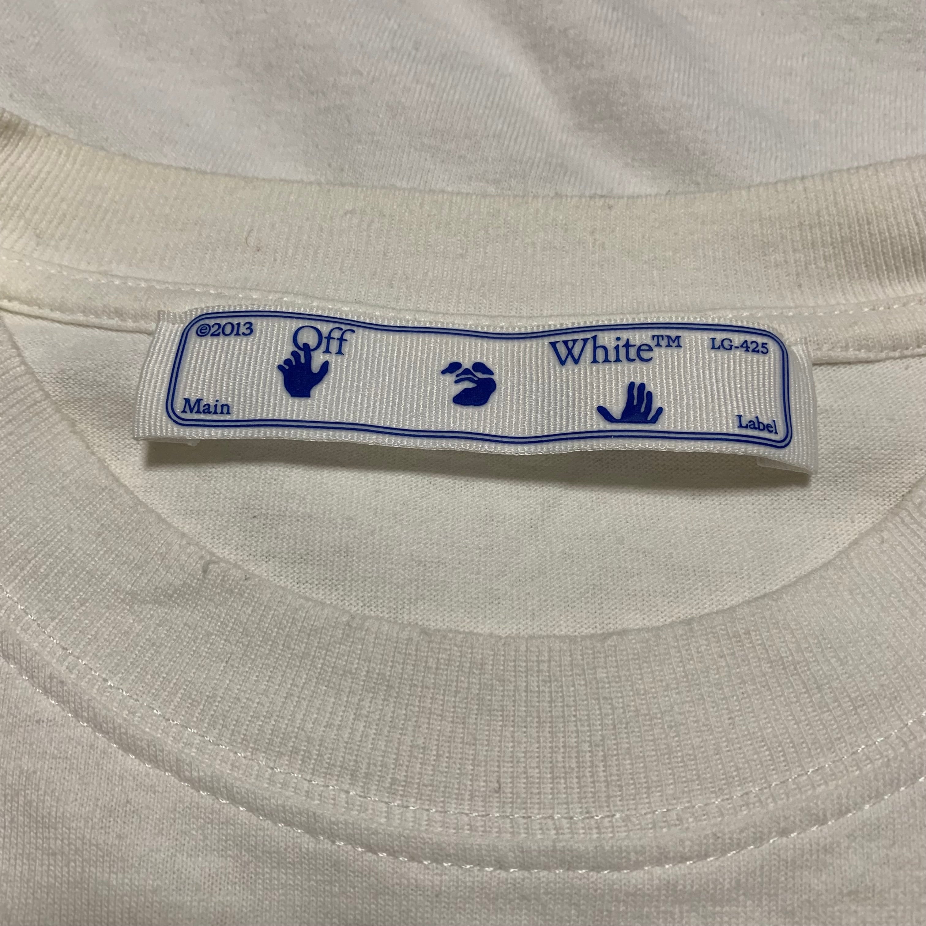 Off White XS Logo Graphic White Tee Virgil Abloh