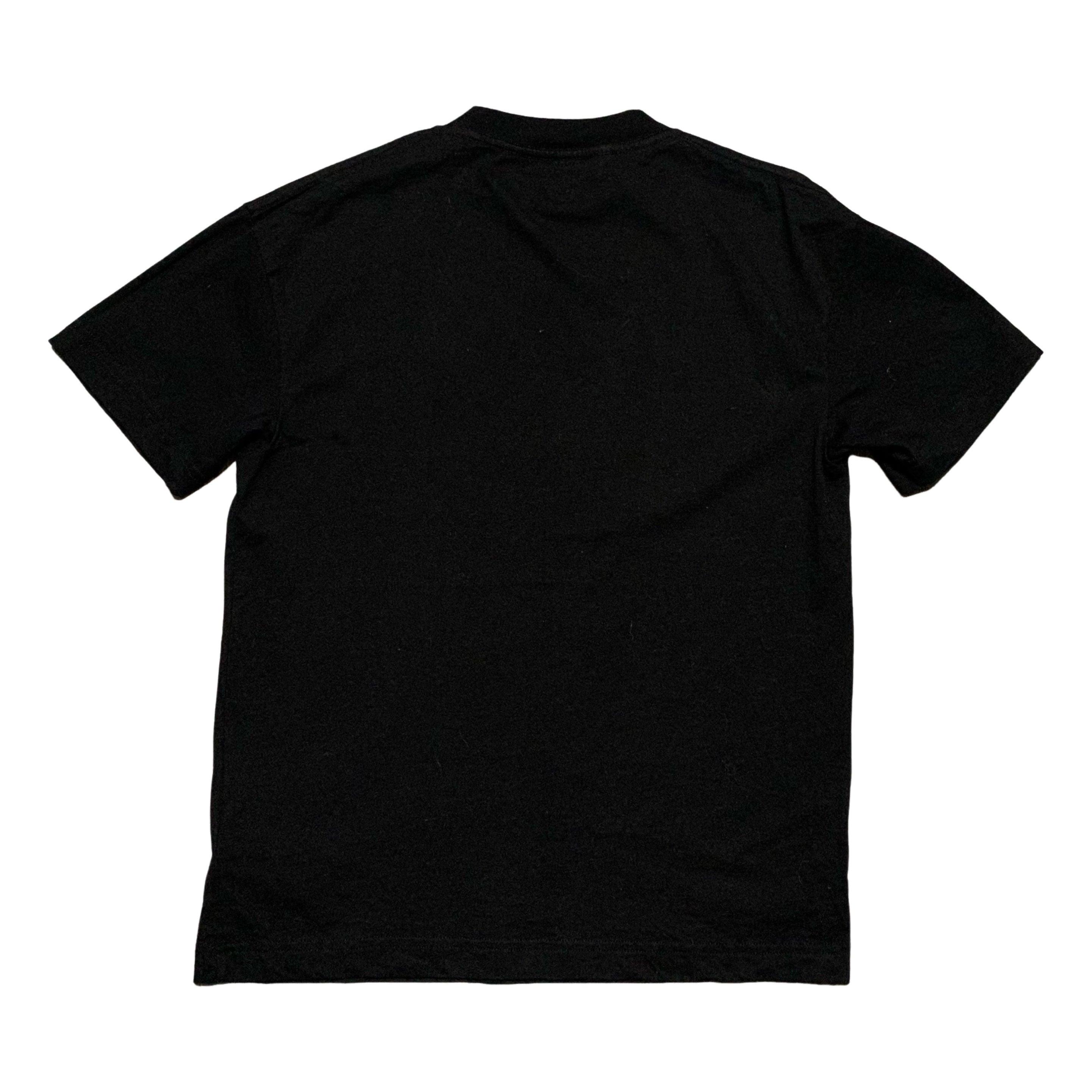 Palm Angels Small Sprayed Bear Black Tee Star