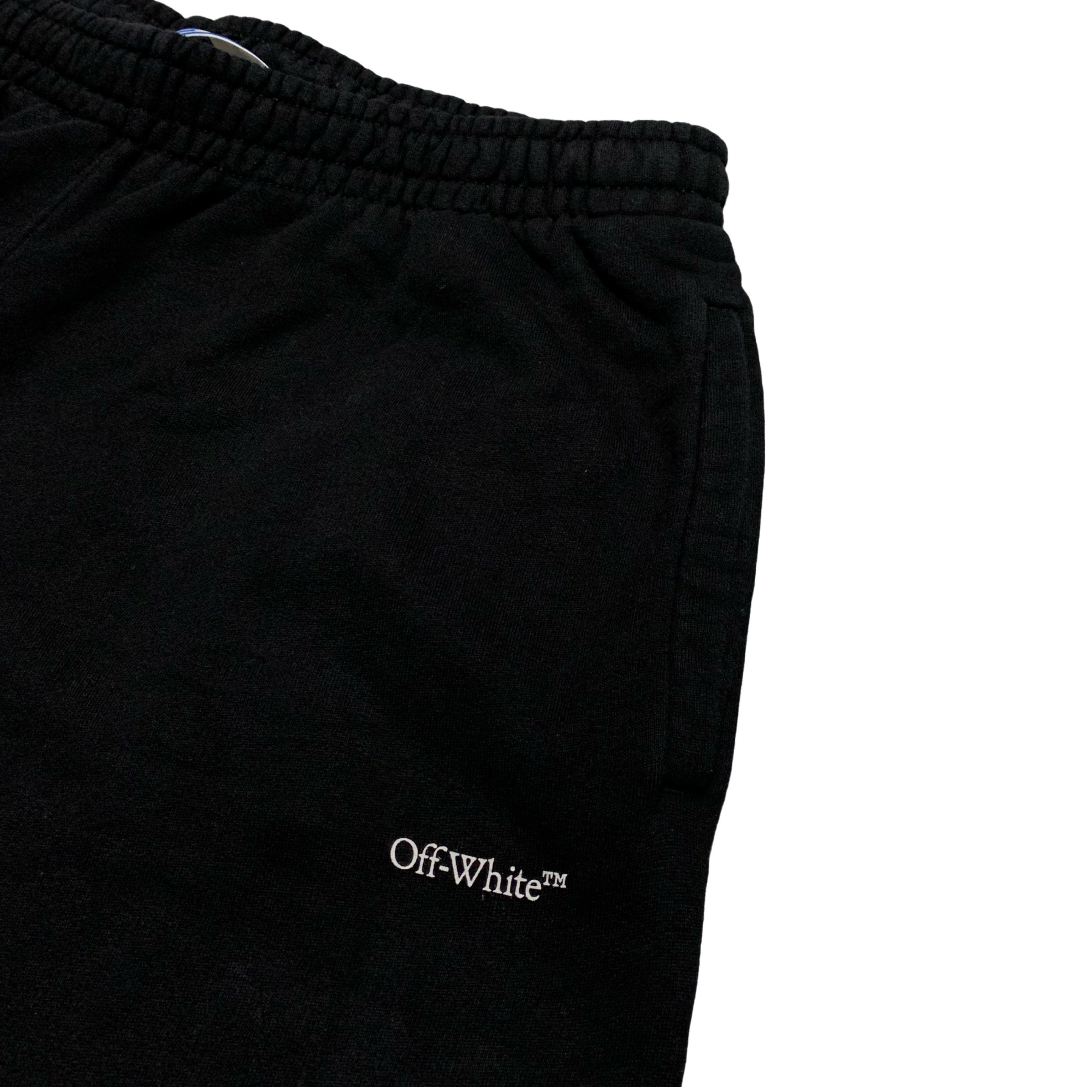 Off White XL Shorts Caravaggio Arrows Black Bottoms Virgil Abloh