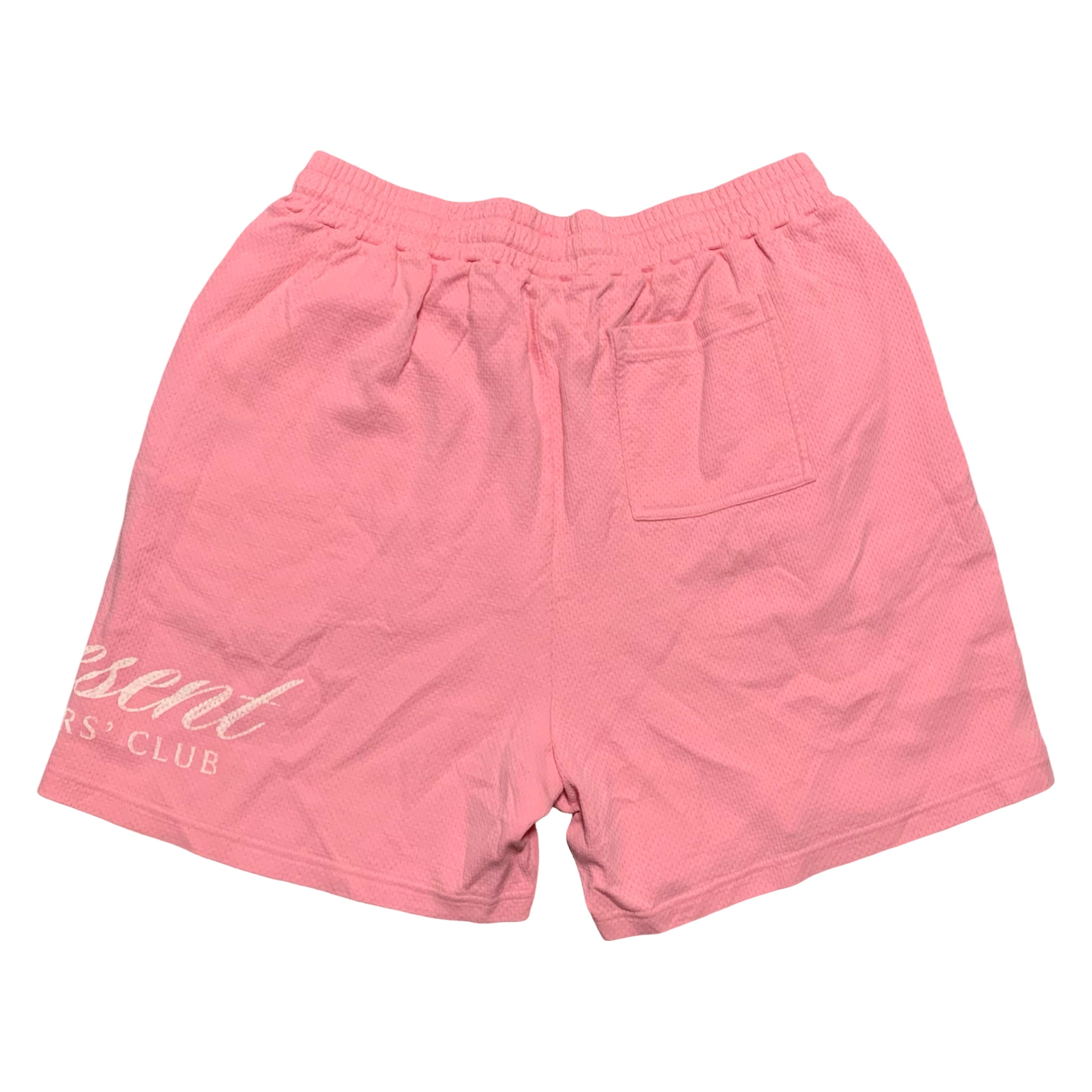 Represent XXL Shorts Owners Club Script Pink Woven Bottoms (RRP £95)