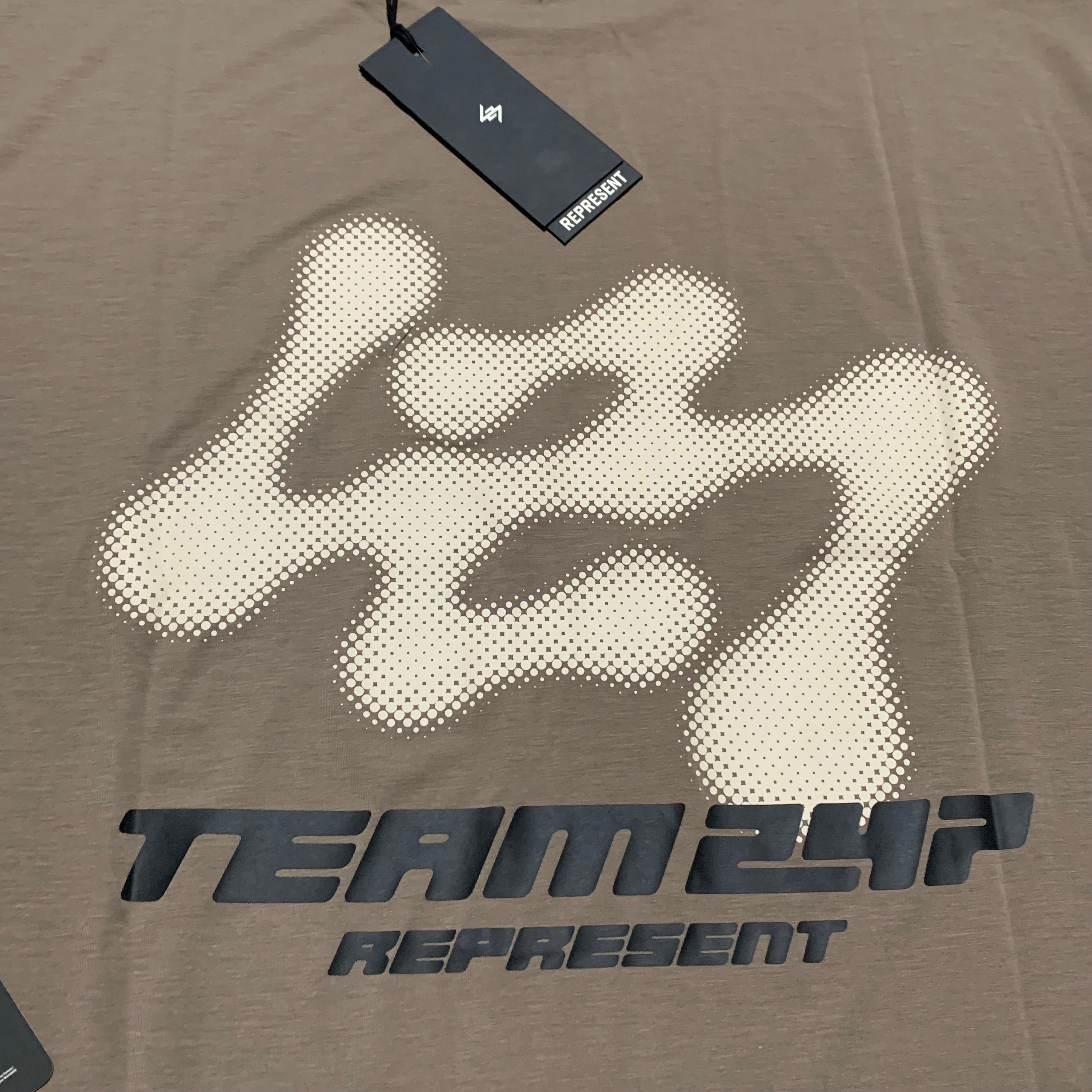 Represent XS 247 Future Terrains Oversized Tee Umber