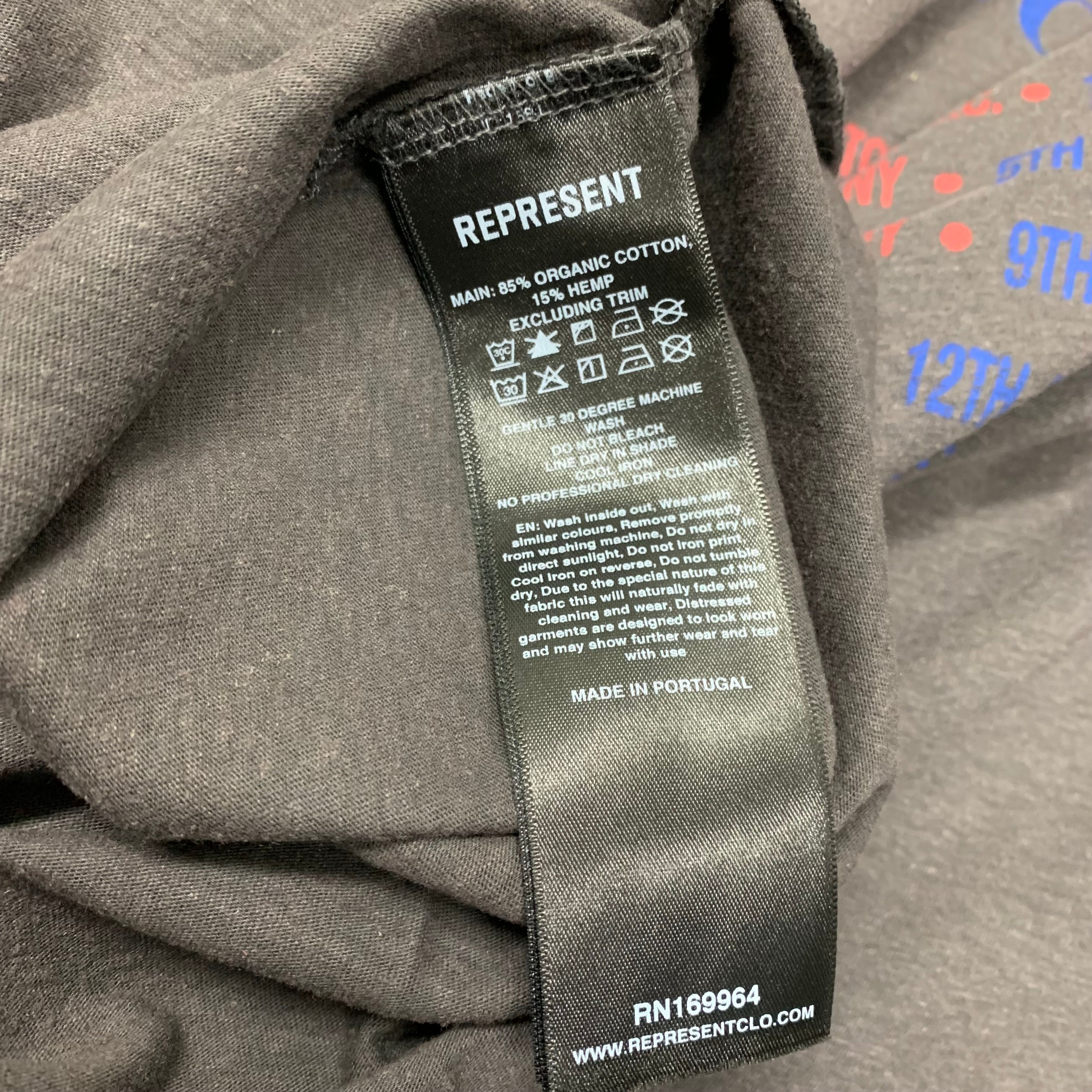 Represent Medium Tee Dream On Tour Sun Fade Grey T-Shirt