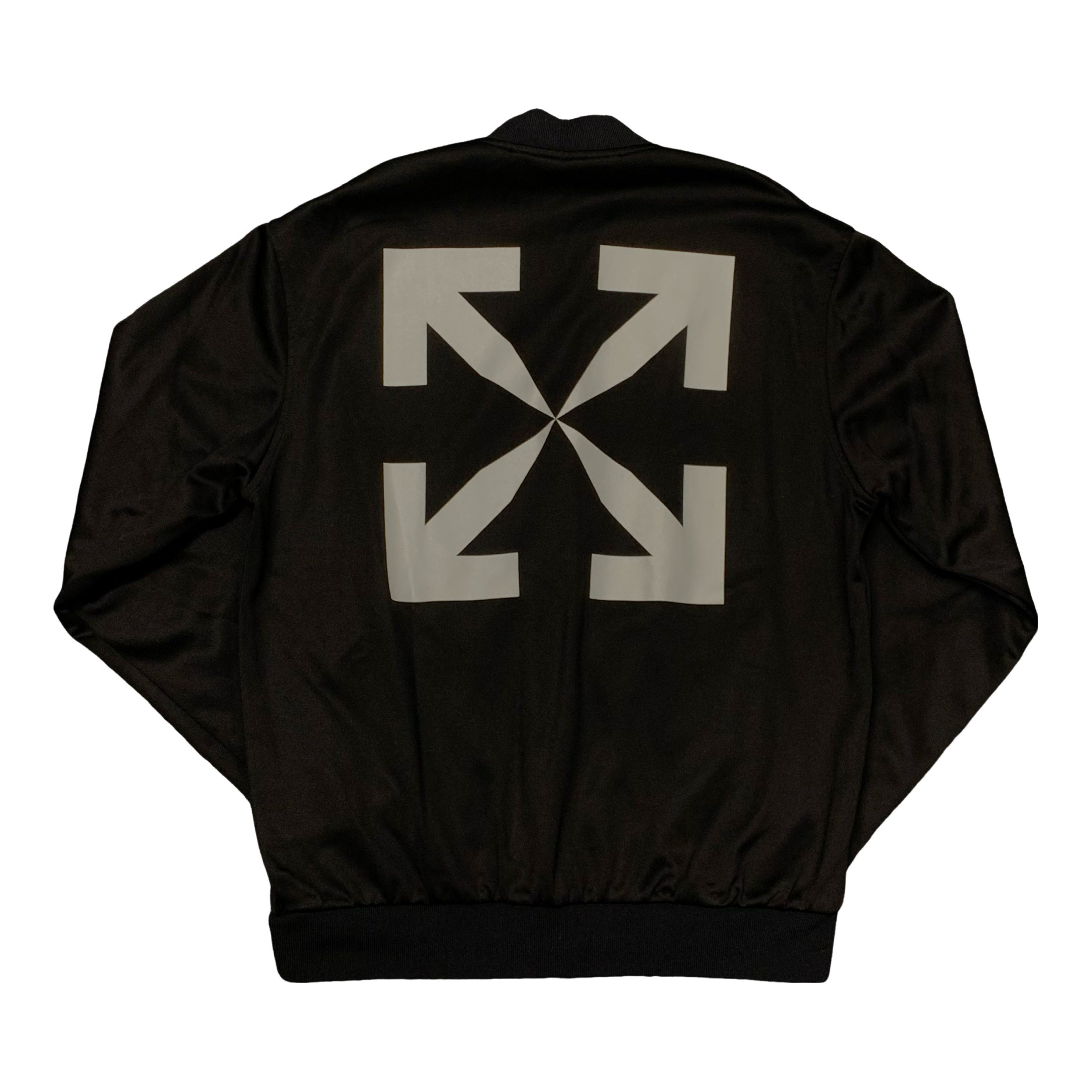 Off White Small Jacket Single Arrows Black Track Top Jacket Virgil Abloh