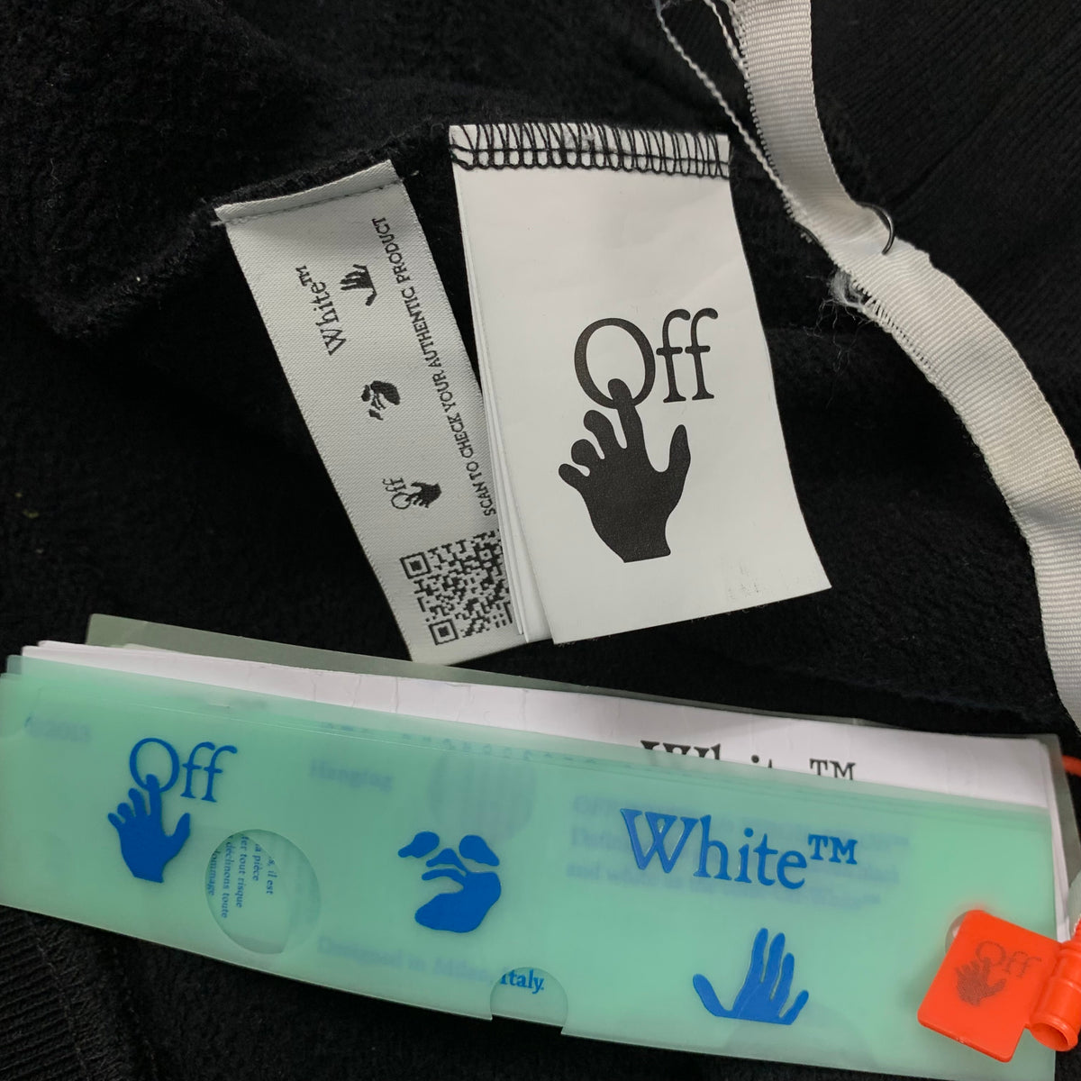 Off White Medium Sweatshirt Diag Black Crewneck Virgil Abloh