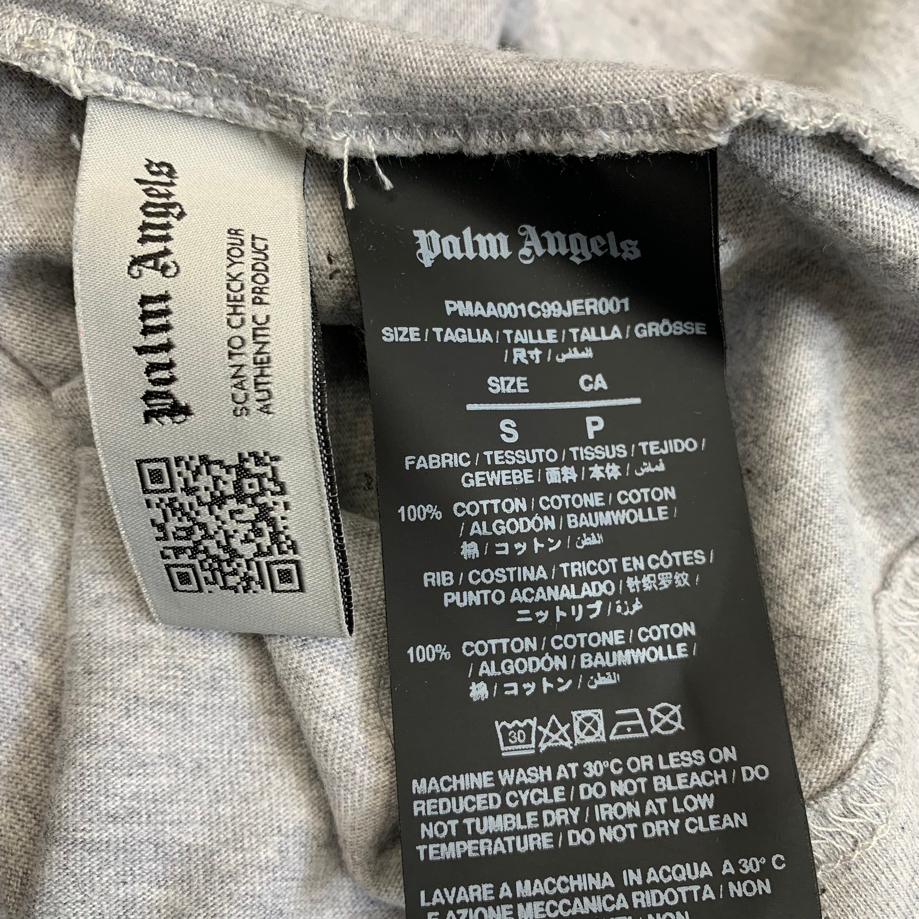 Palm Angels Small Tee Bear Classic Grey T-Shirt
