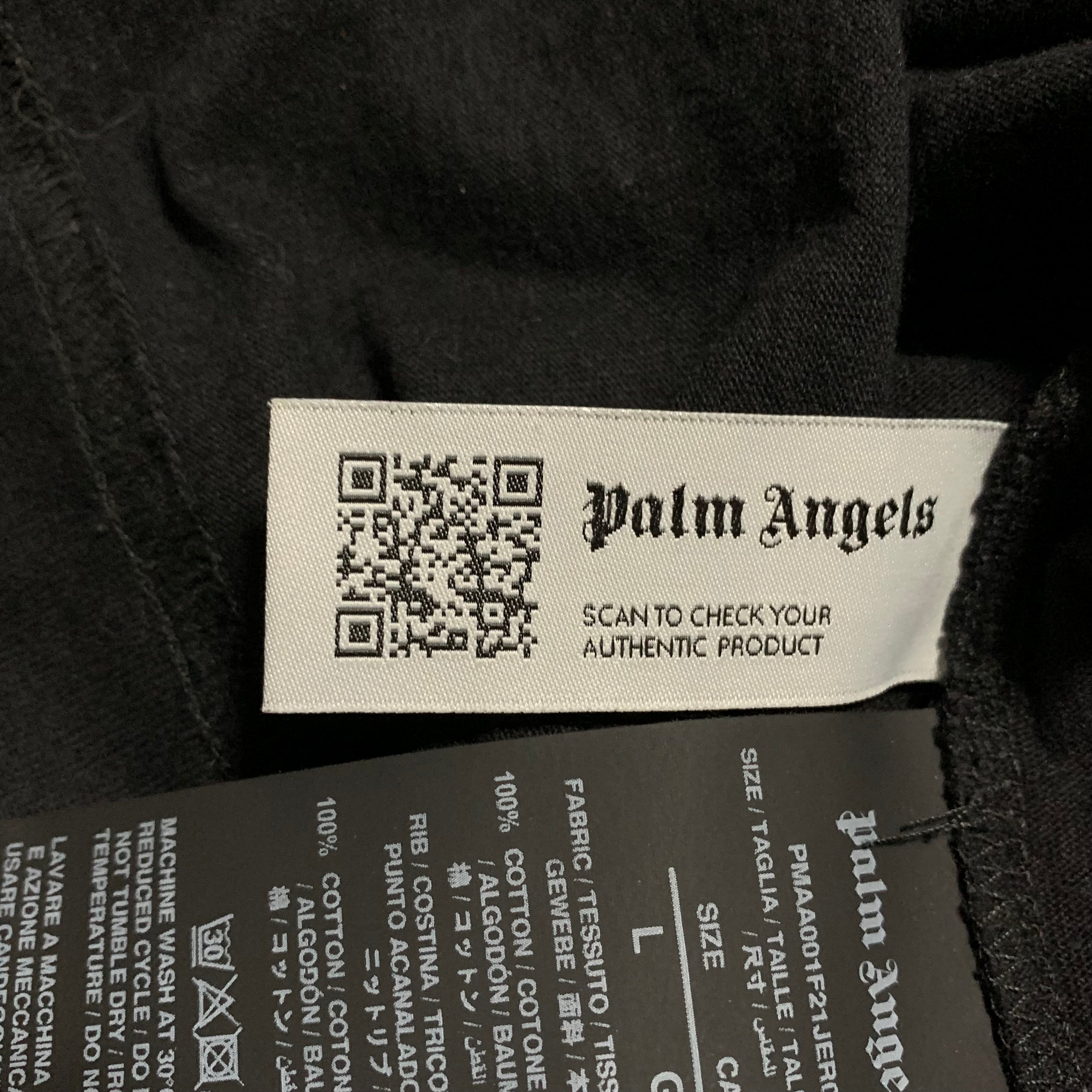 Palm Angels Large Classic Bear Black Tee