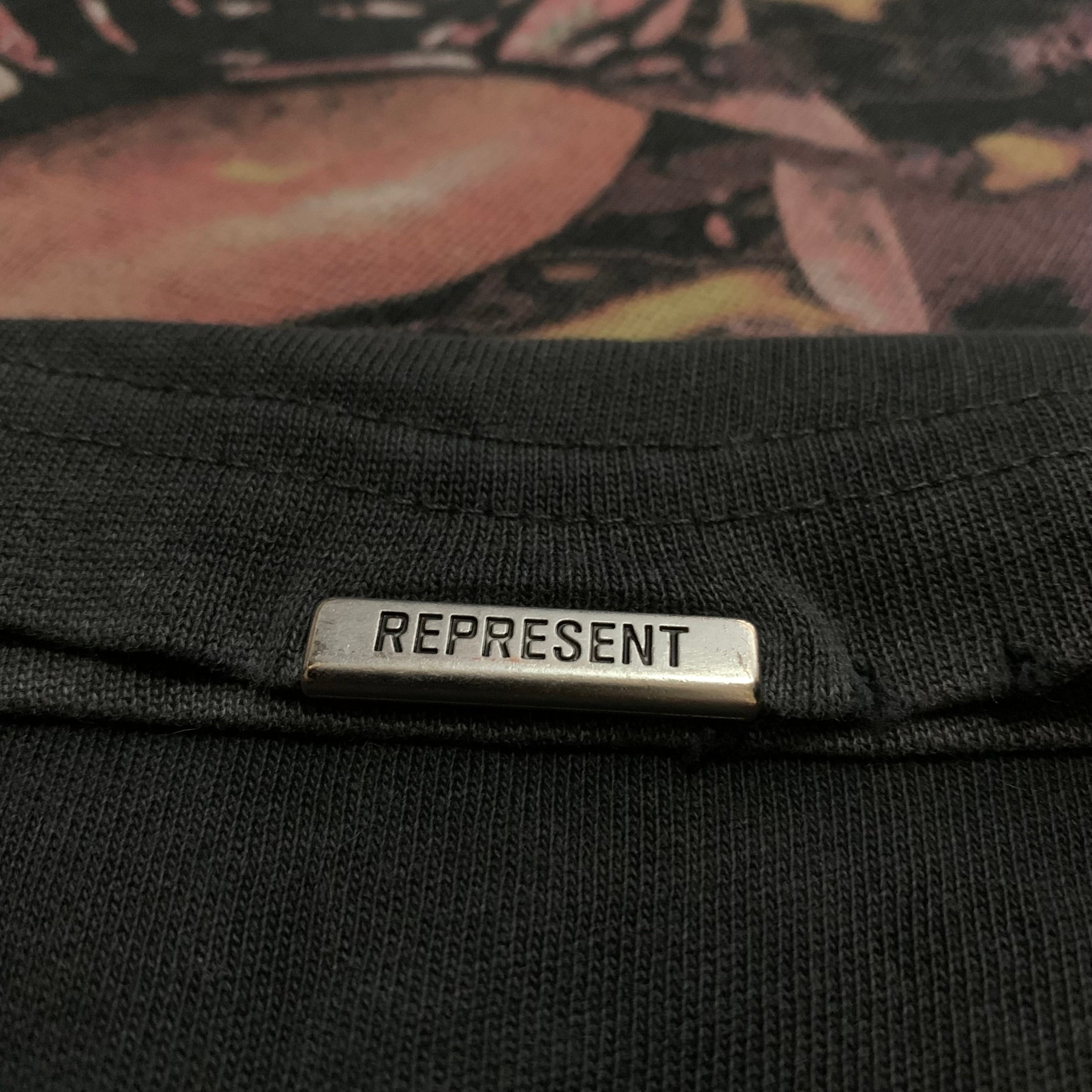 Represent Large Spirit Reaper Vintage Black Tee