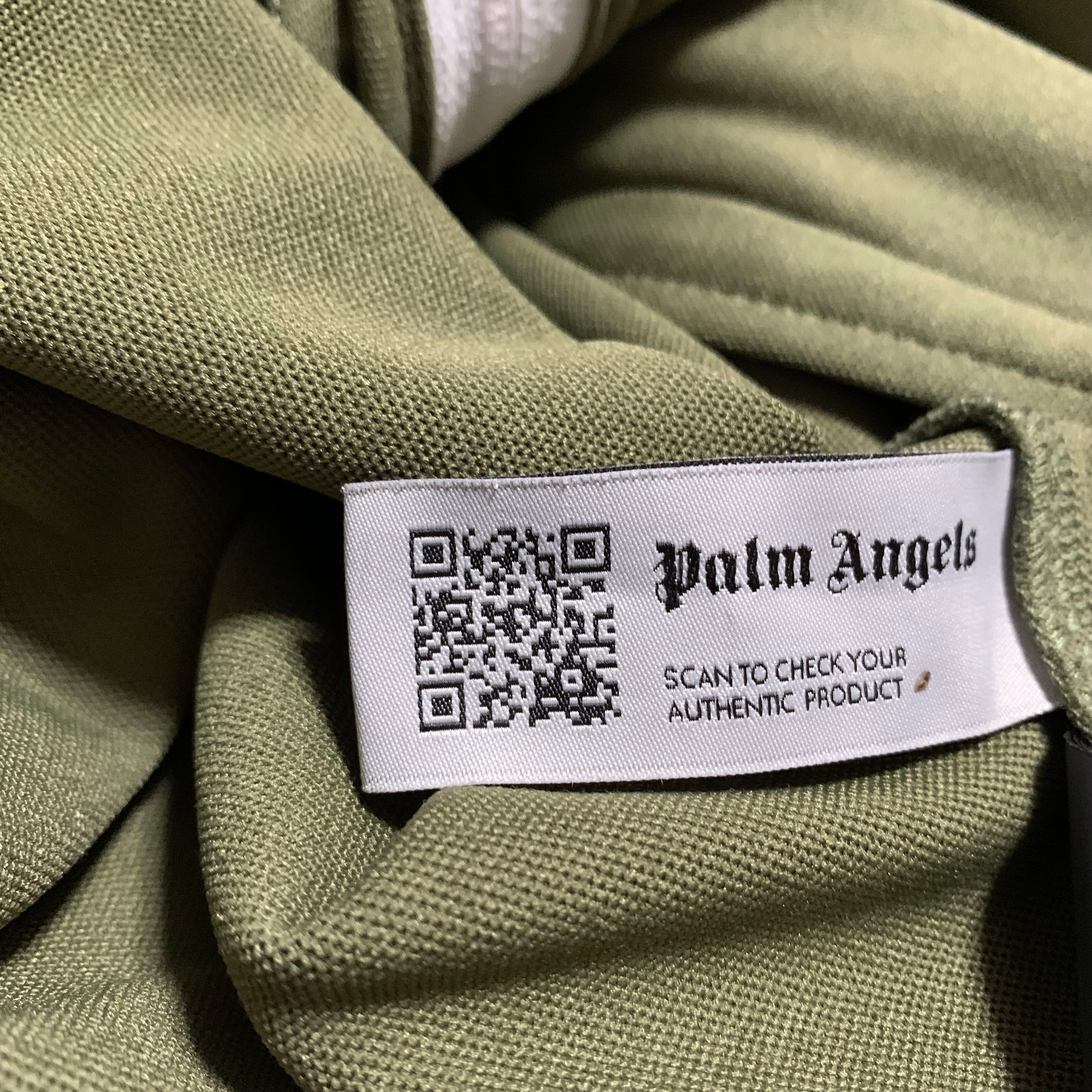 Palm Angels Large Track Jacket Classic Khaki Green Jacket