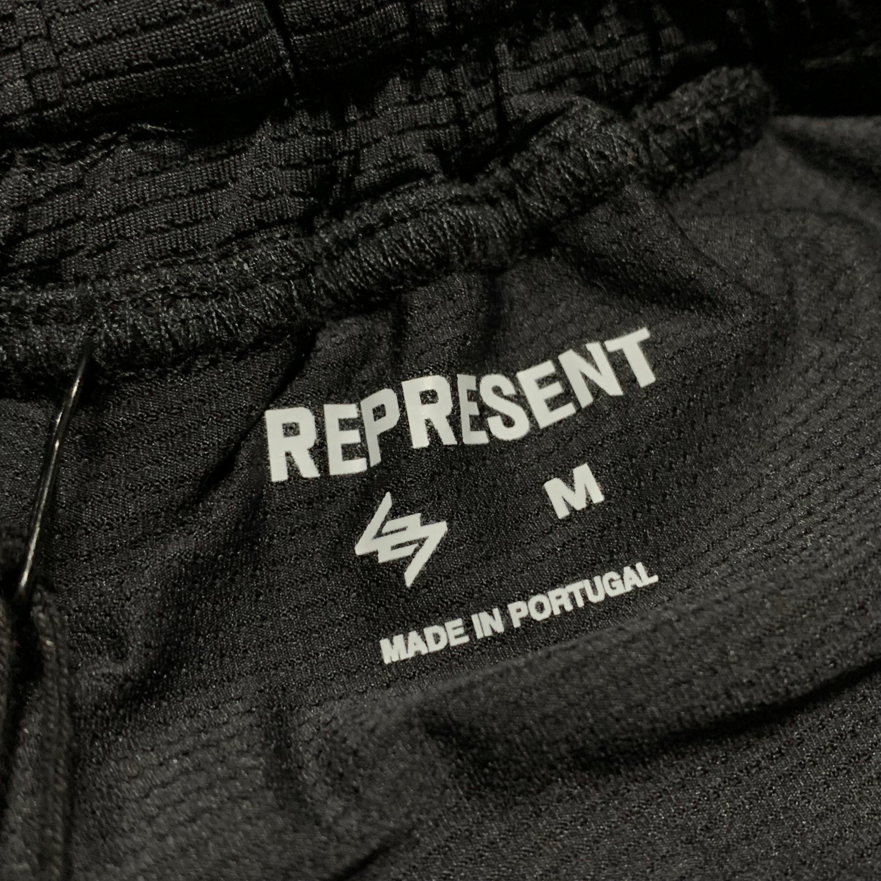 Represent Medium Shorts 247 DNA Mesh Black Shorts