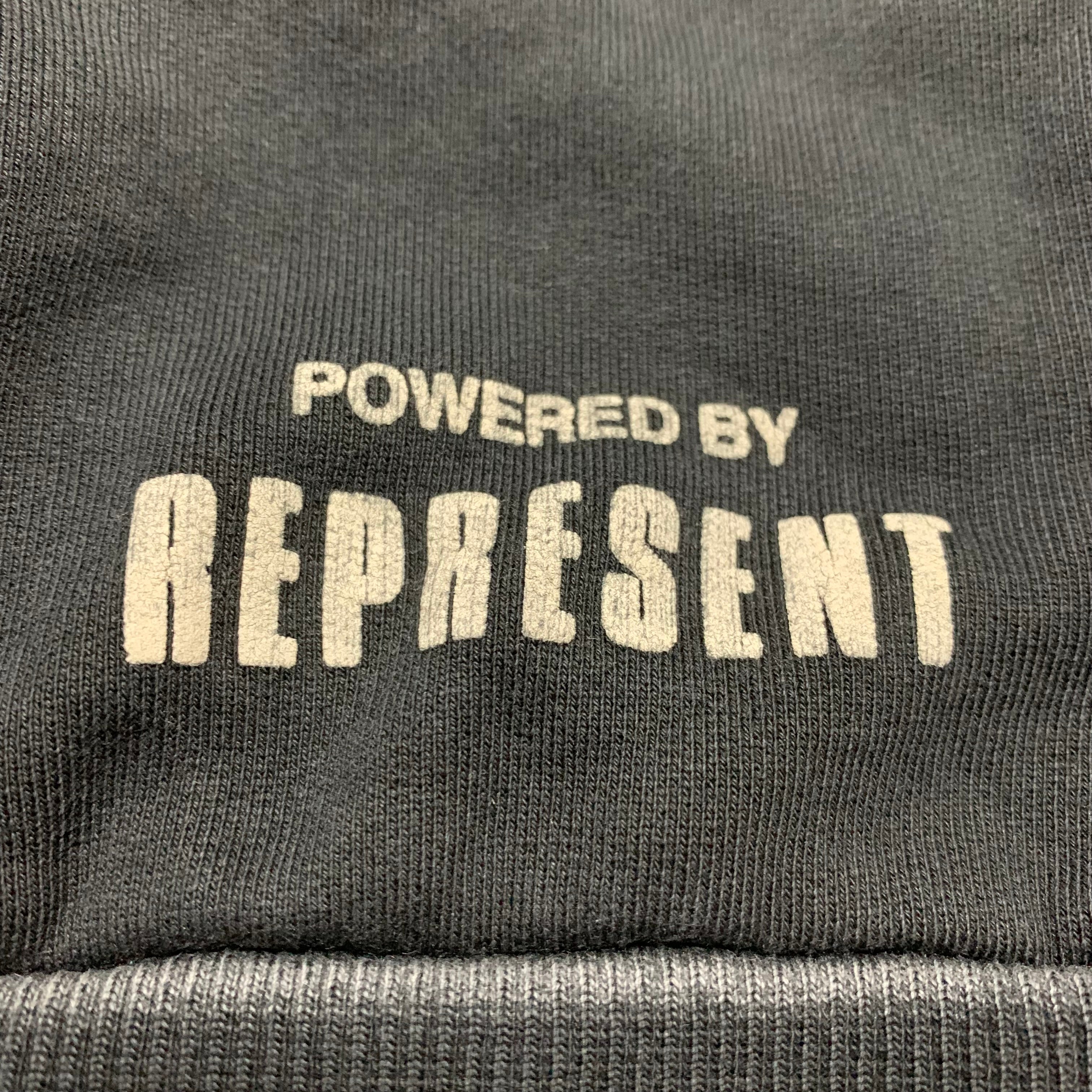 Represent Small World Championship Stained Black Hoodie