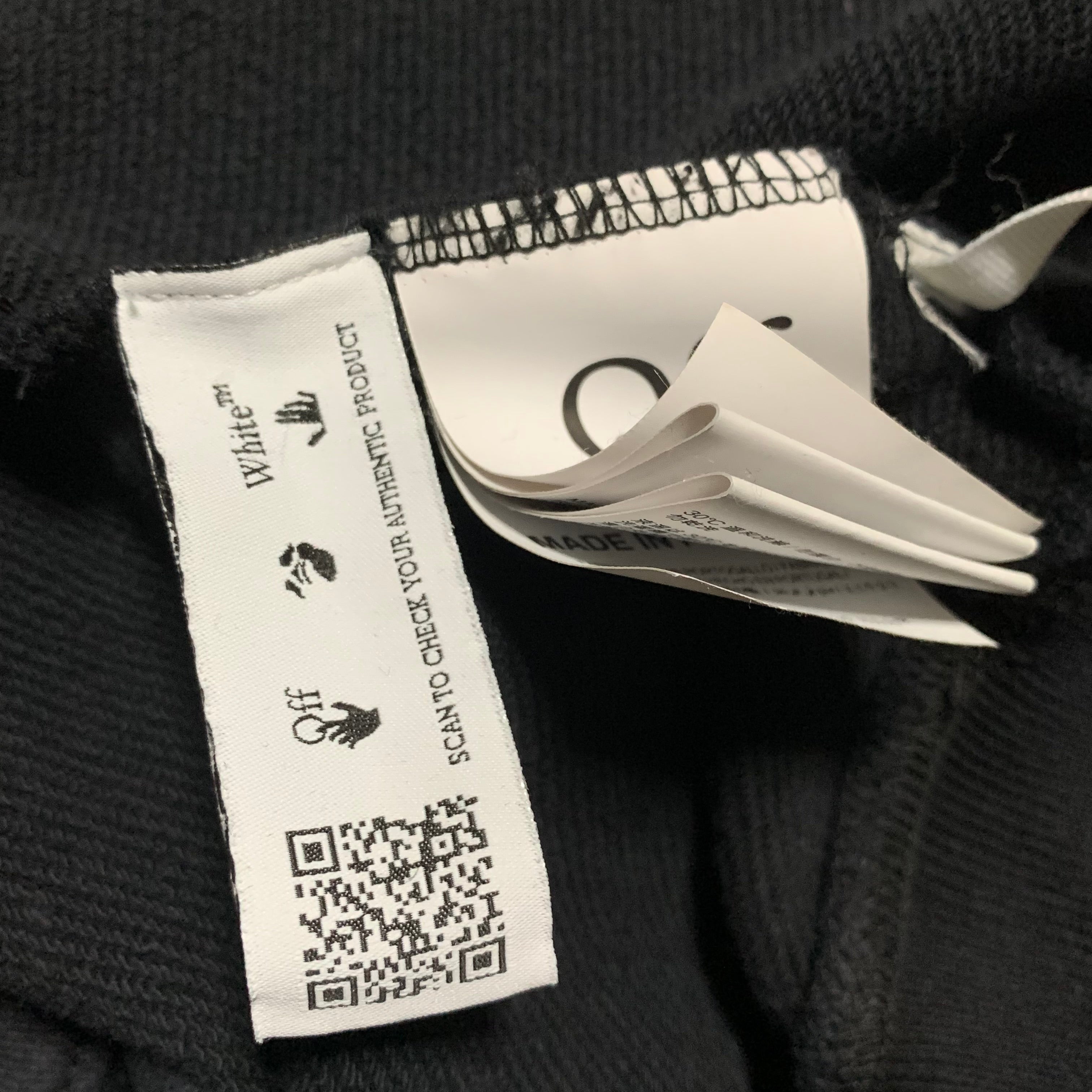 Off White Small Liquid Arrows Black Sweatshirt Crewneck Virgil Abloh