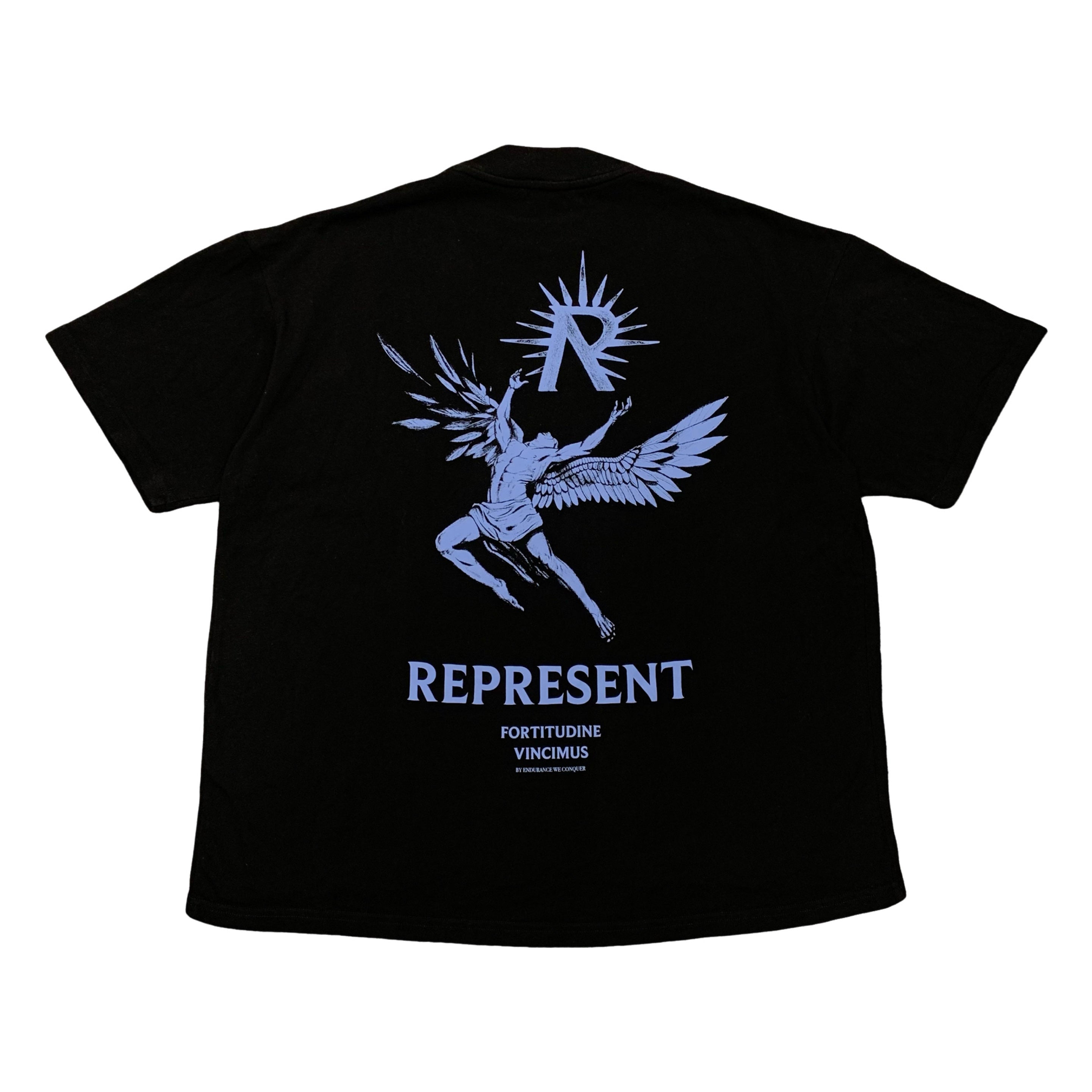 Represent Large Tee Icarus Jet Black T-Shirt Coggles Edition