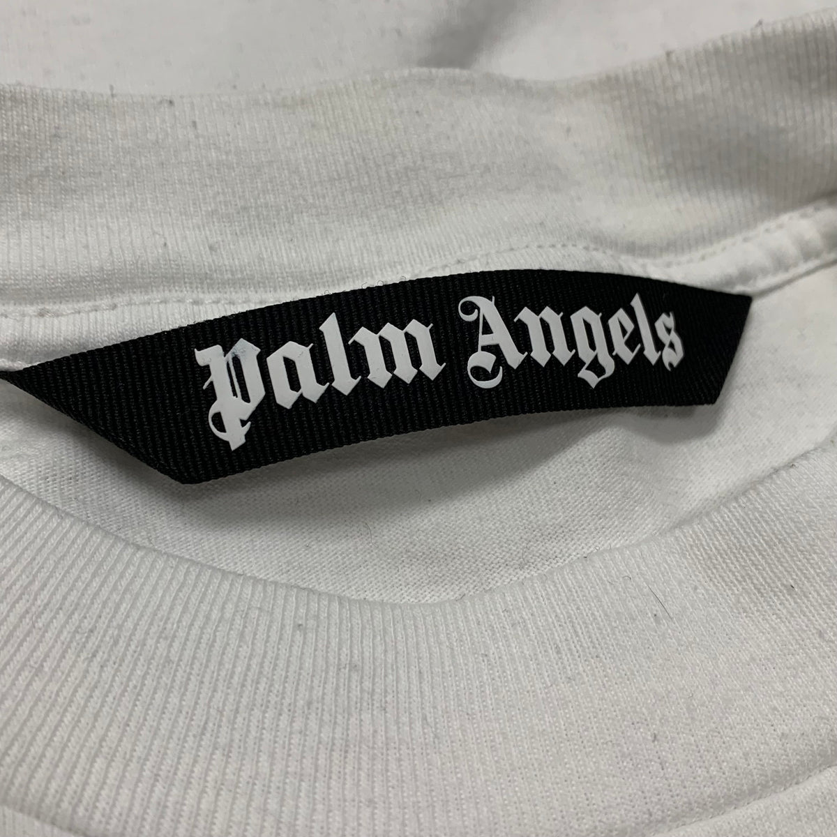 Palm Angels Small Tee Sketchy Logo White T-Shirt