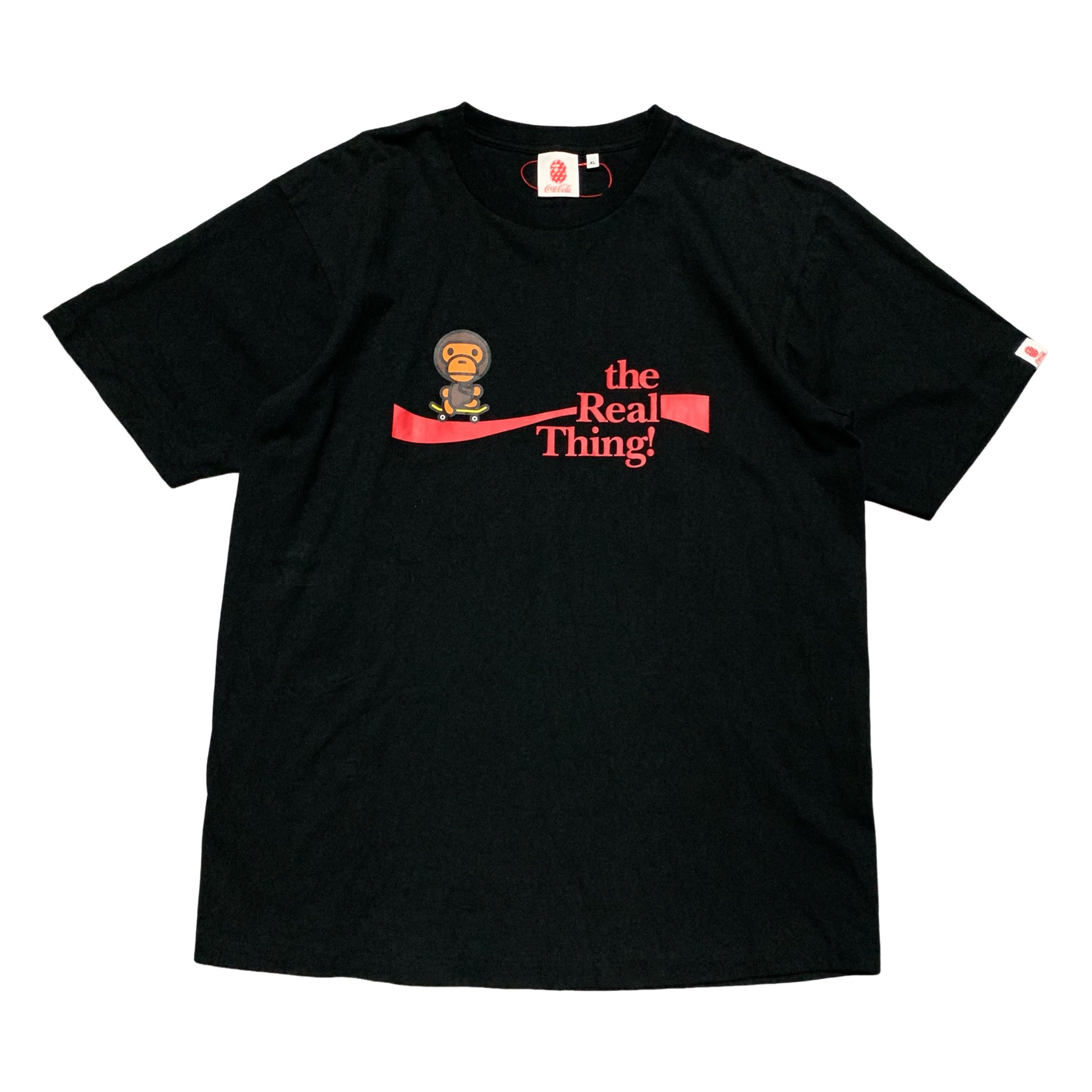 Bape XL Coca Cola Baby Milo Black Tee A Bathing Ape