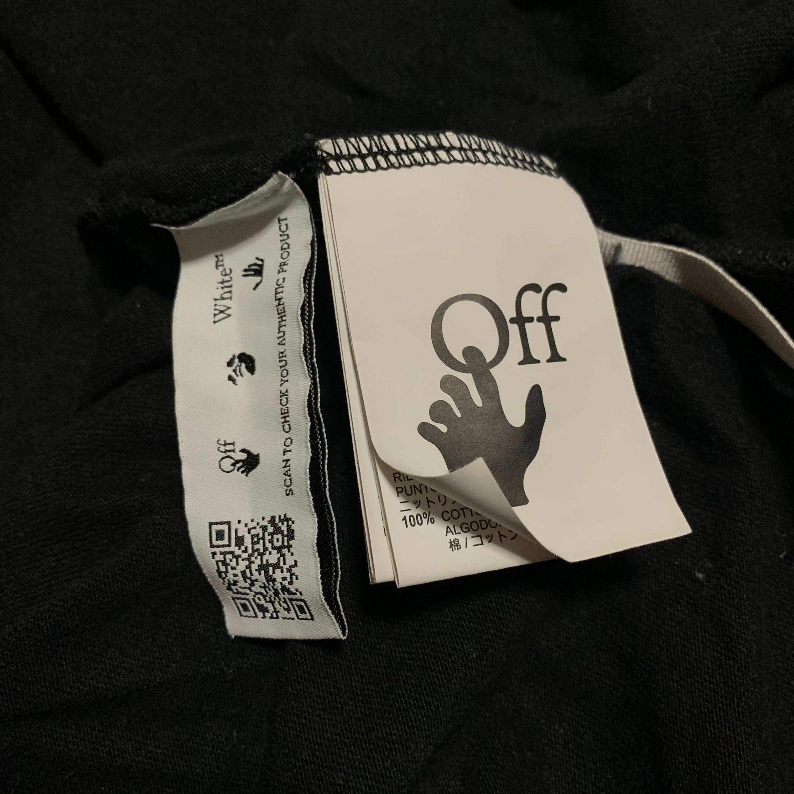 Off White Medium Caravaggio Painting Black Tee Virgil Abloh