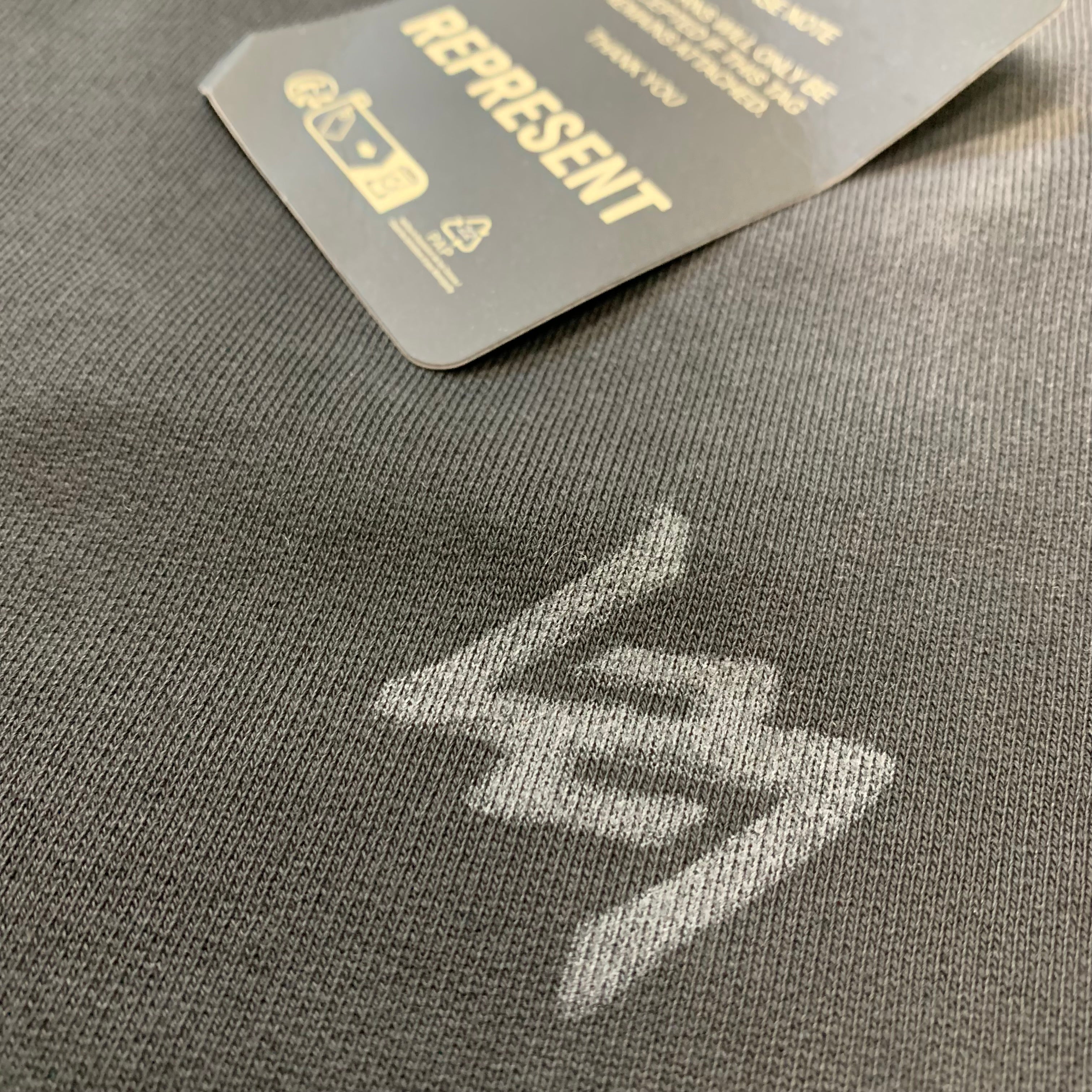 Represent Large Shorts 247 Motion Aged Black Shorts Bottoms