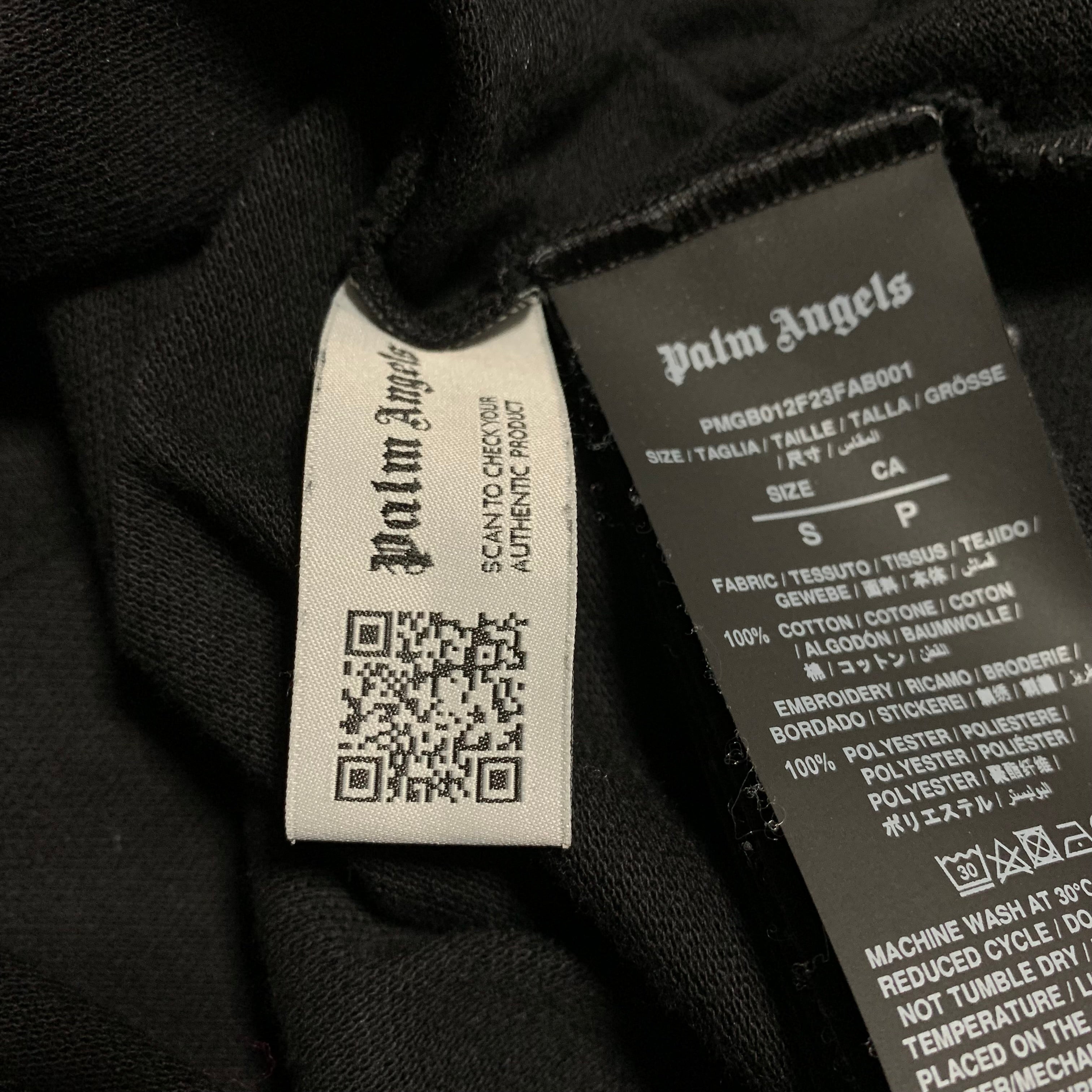 Palm Angels Small Polo Shirt Classic Black Top