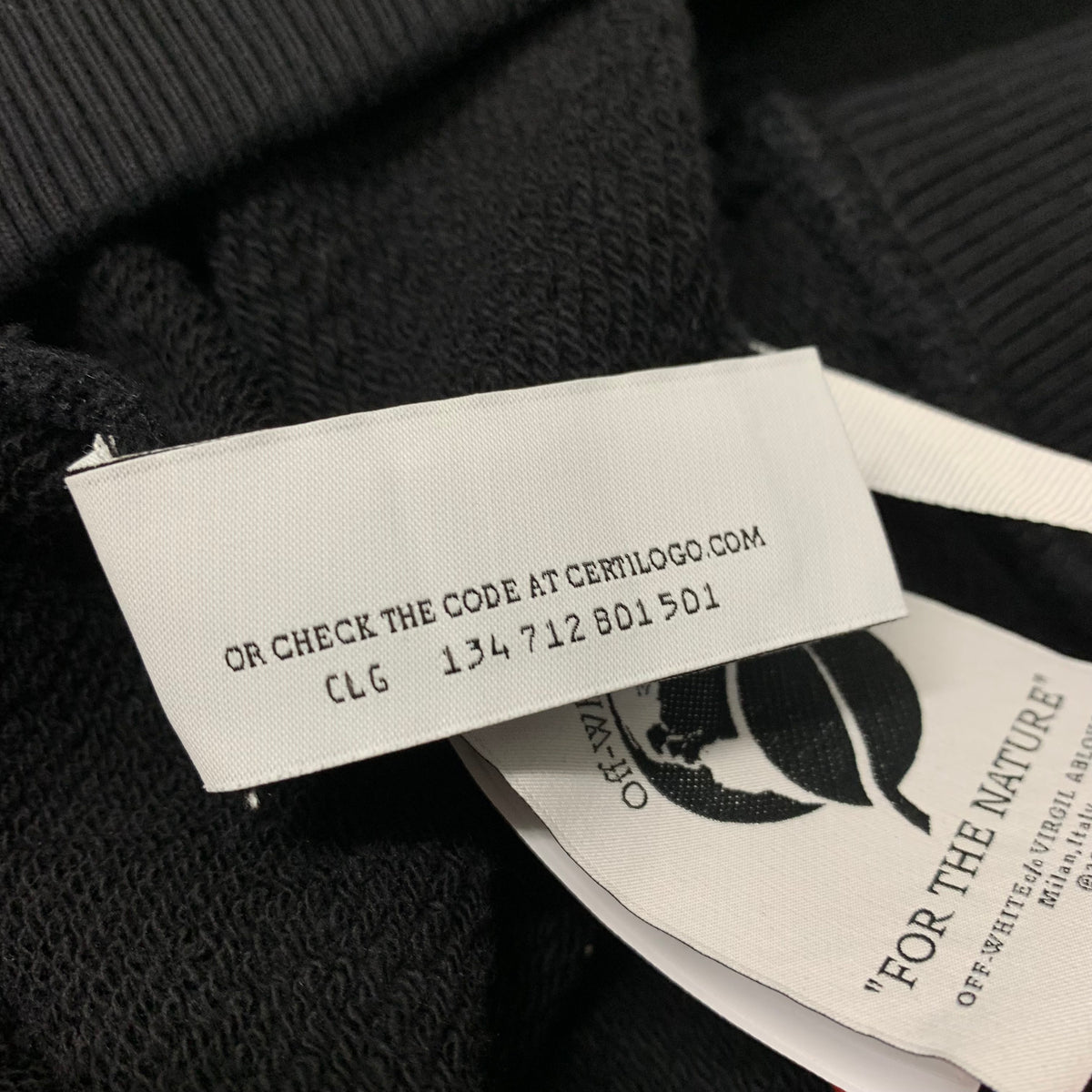 Off White XXL Hoodie Wave Diagonal Black Hoodie Virgil Abloh