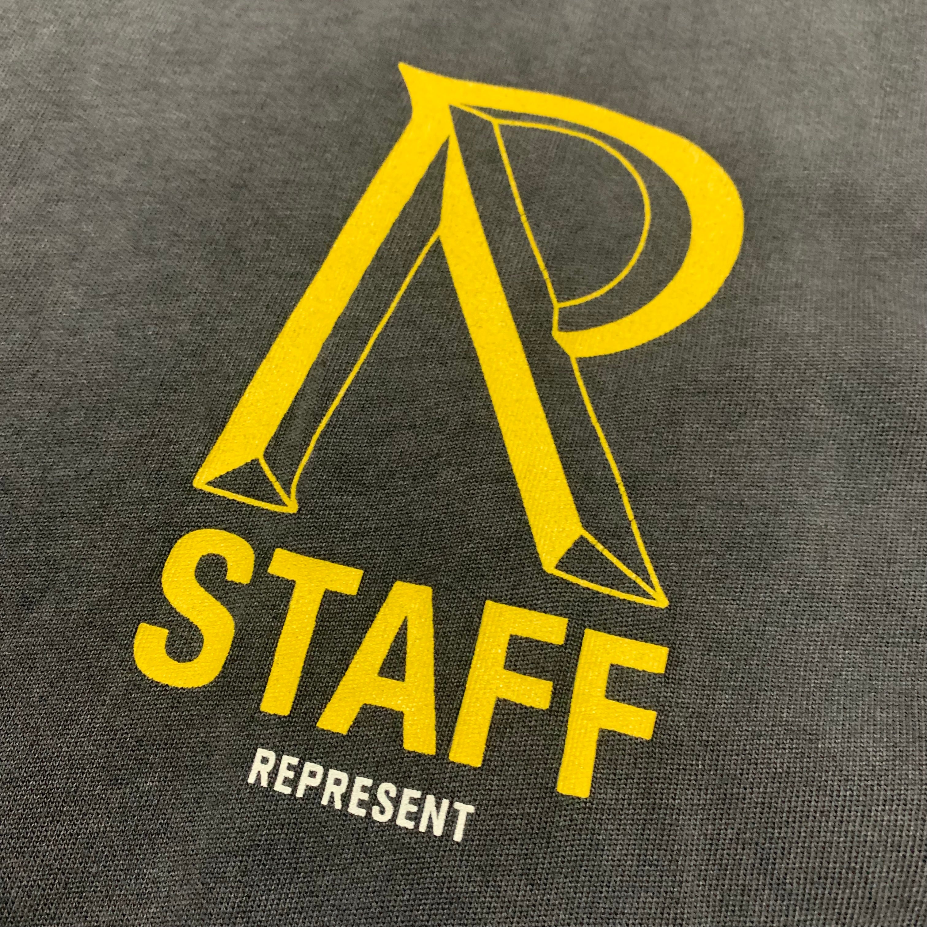 Represent XL Staff London Vintage Grey Tee