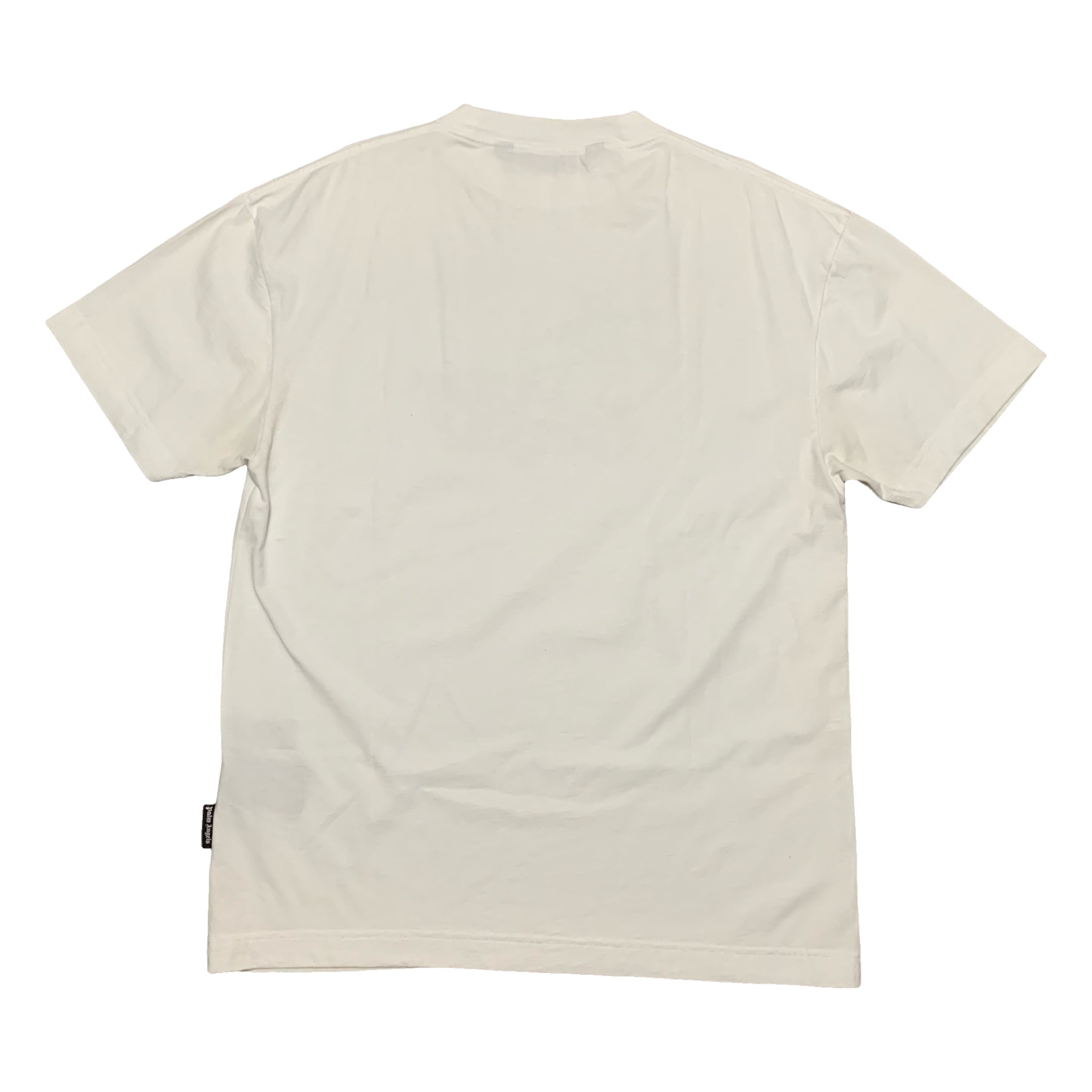Palm Angels Large Sketchy Logo Classic White Tee