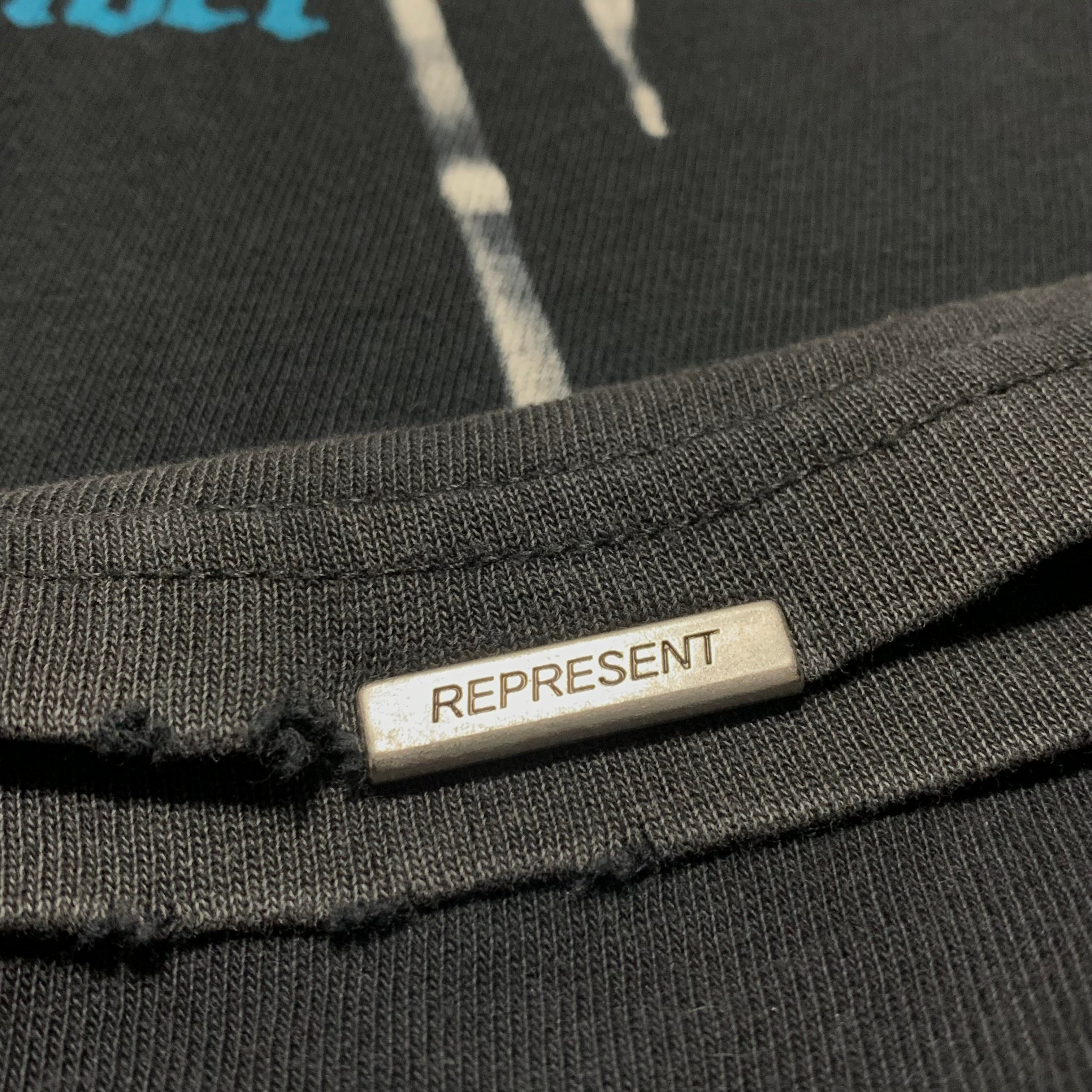 Represent XS British Thunder Vintage Black Tee