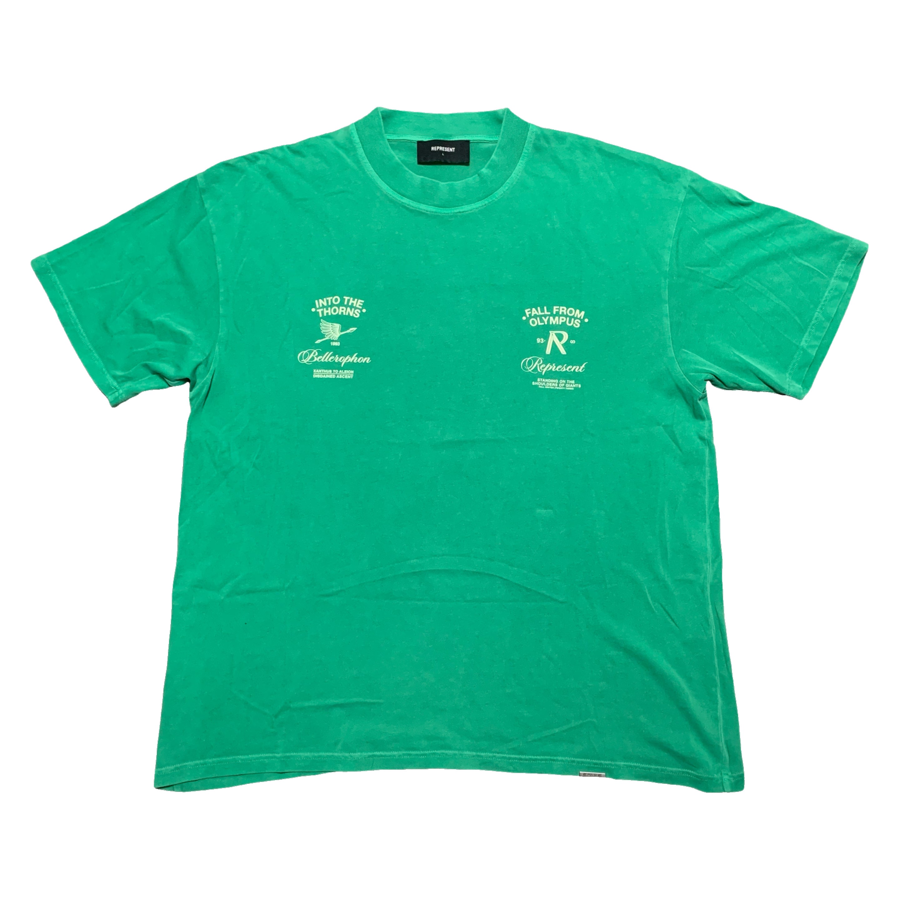 Represent Large Fall From Olympus Island Green Tee