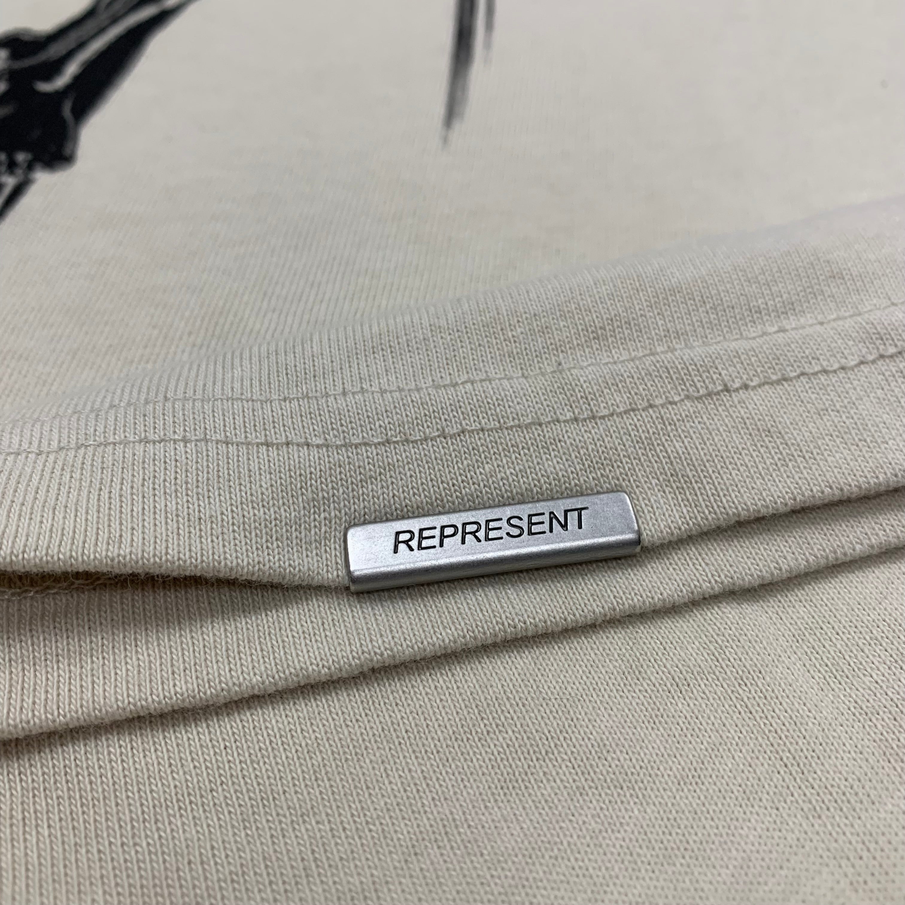 Represent Medium Tee Spirit Speed Vintage White T-Shirt