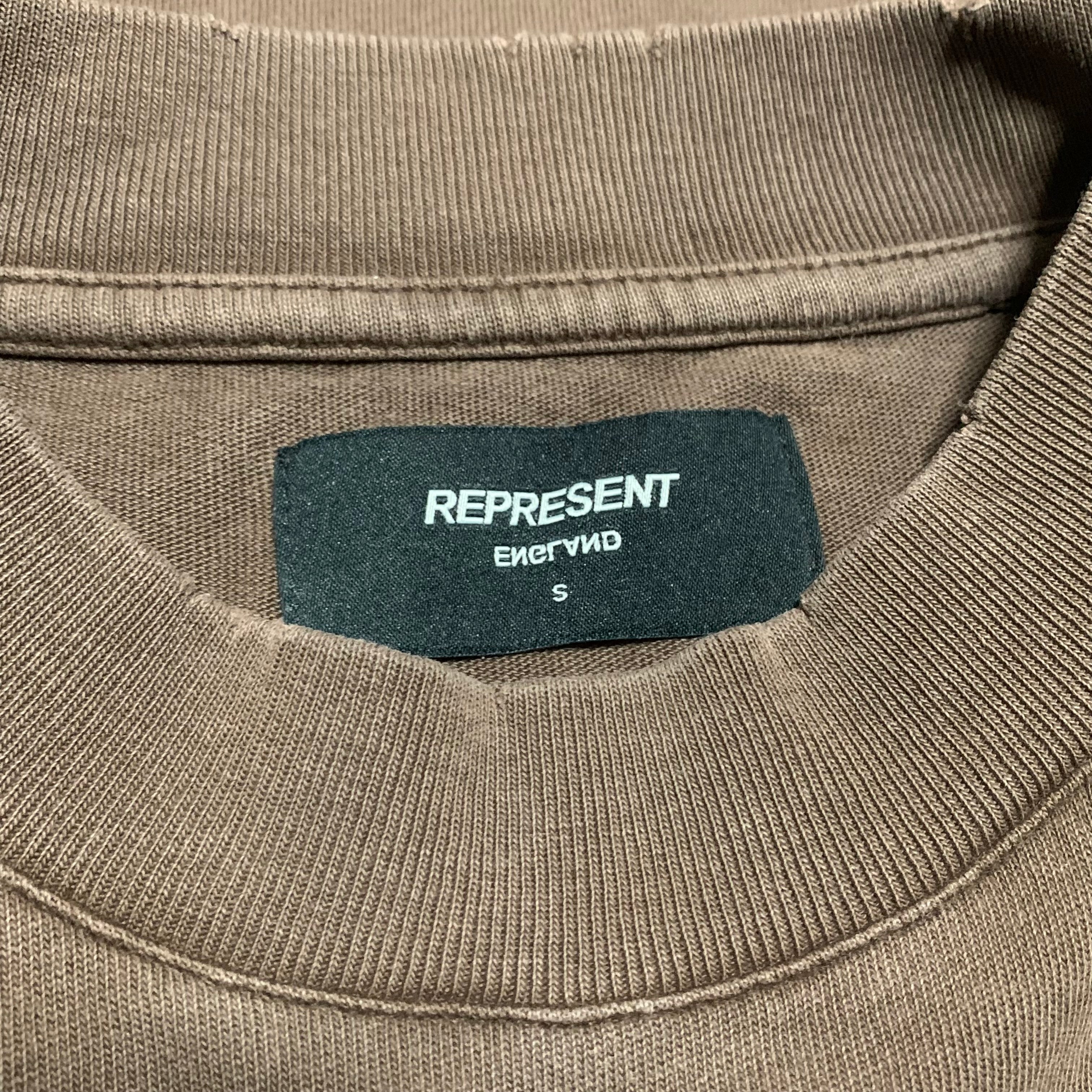 Represent Small British Thunder Vintage Brown Tee