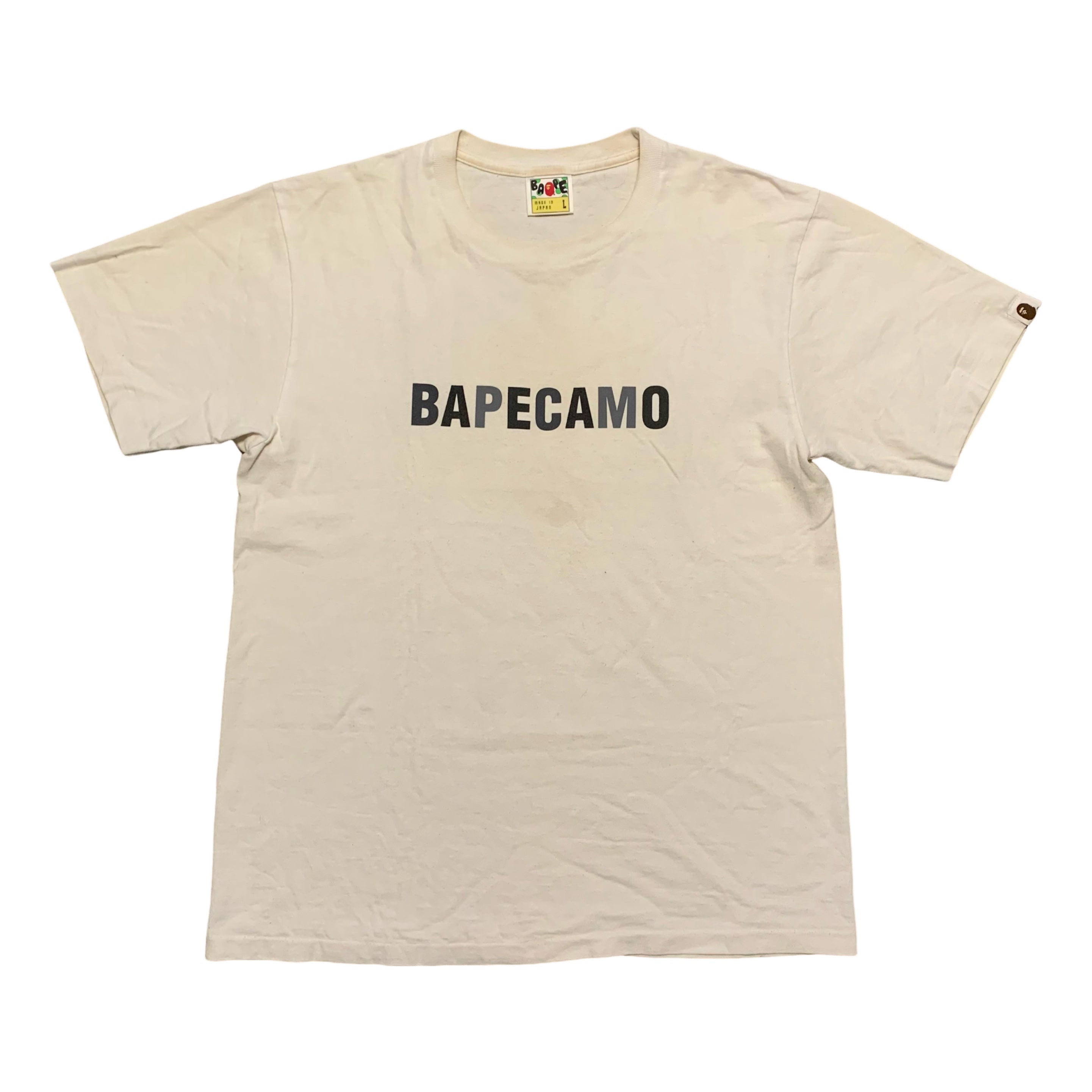 Bape Large 'BapeCamo' White Tee A Bathing Ape 2010