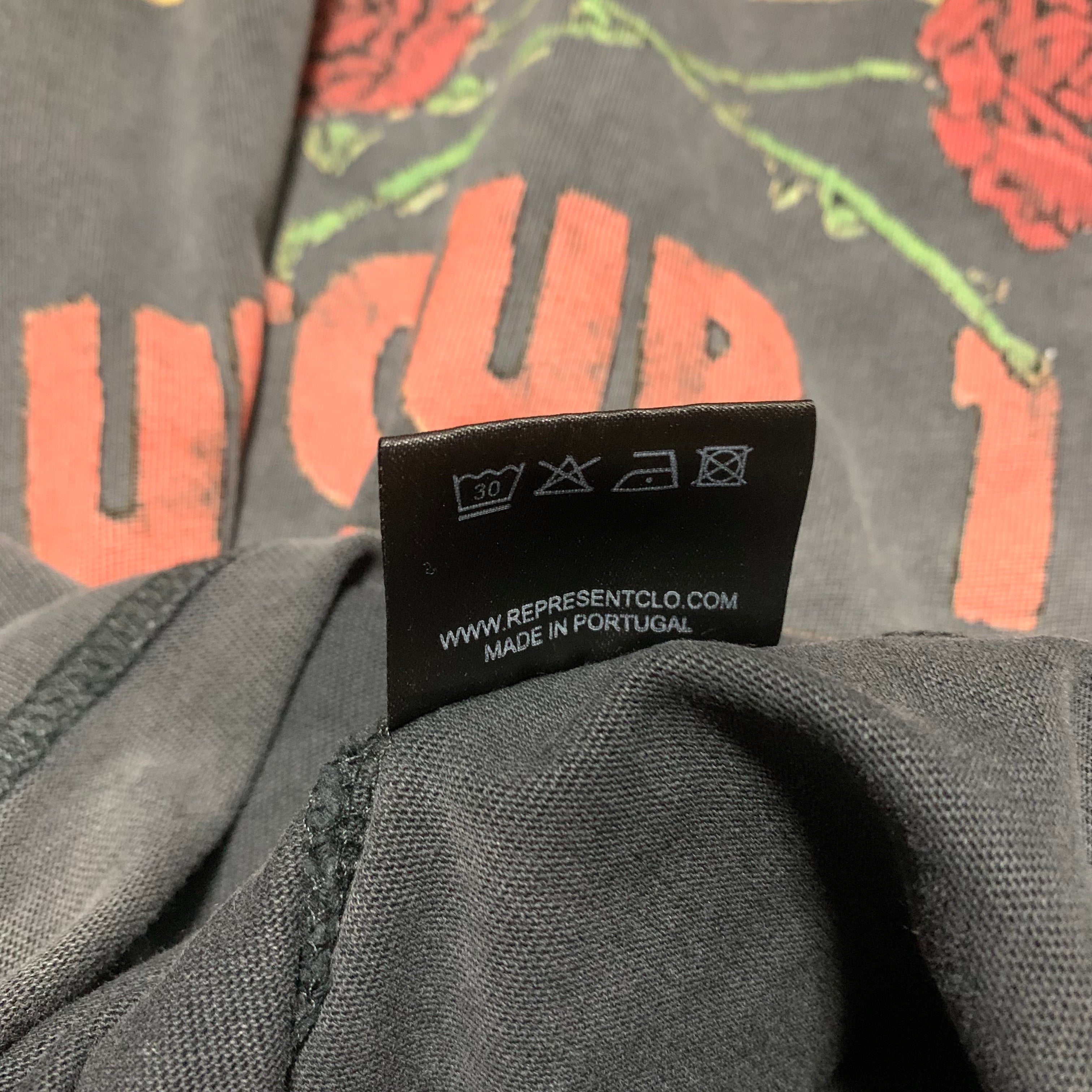 Represent Medium Rep N Resent Vintage Grey Tee