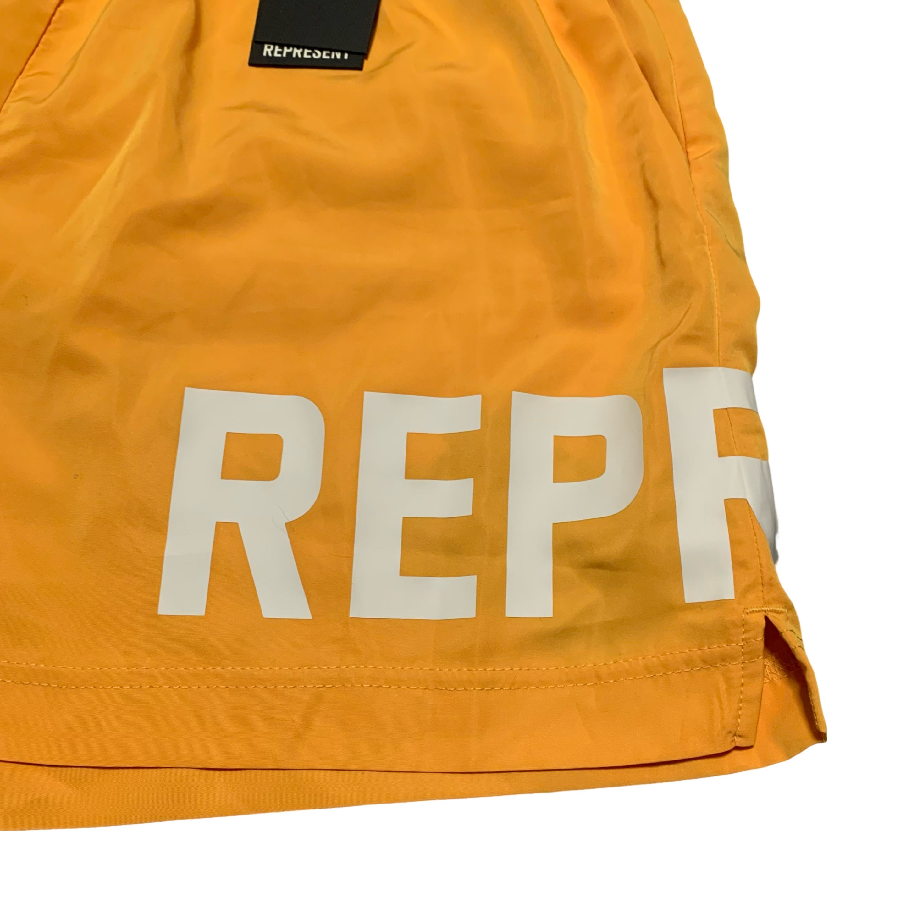 Represent Medium Swim Shorts Mango Orange Bottoms