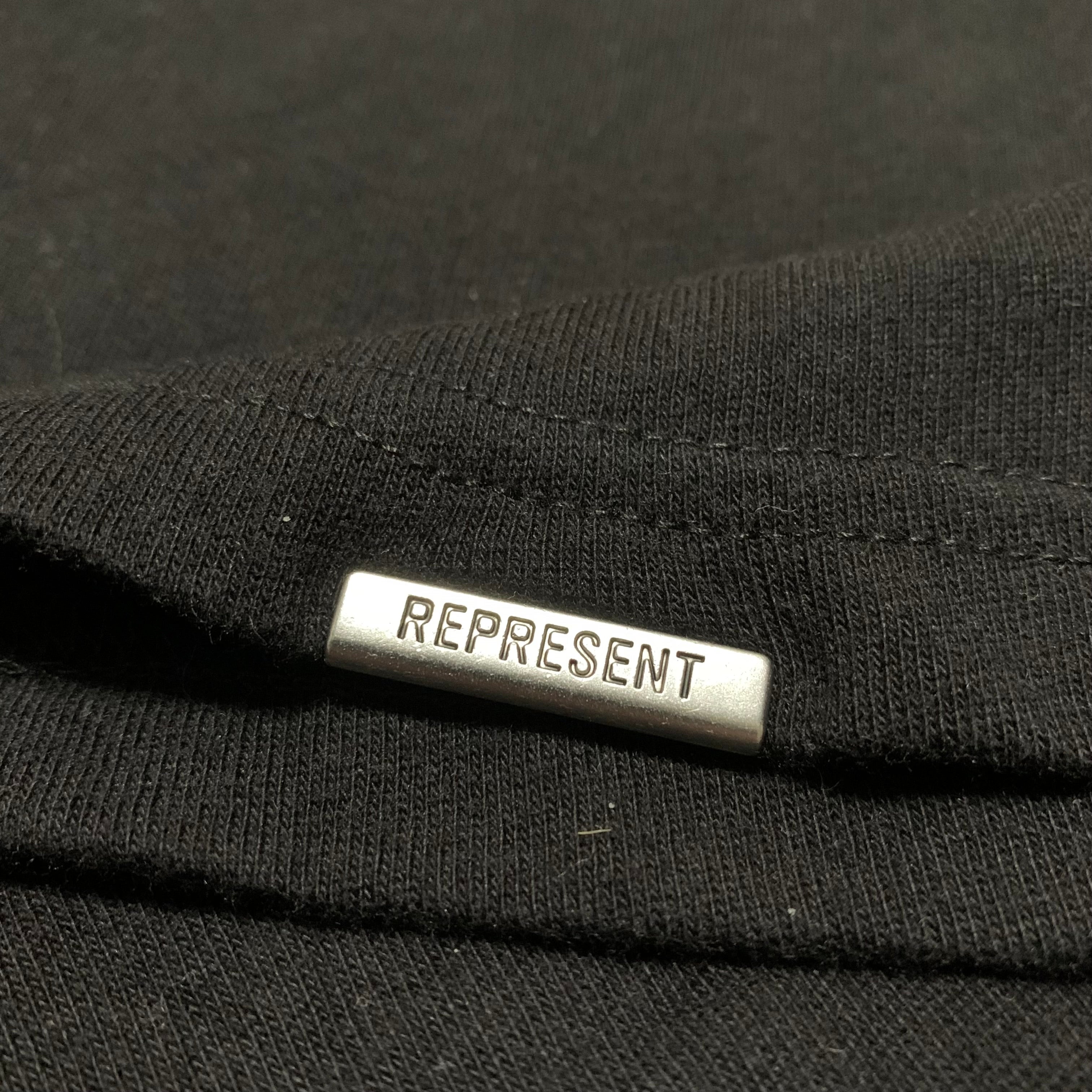 Represent Small Design & Construction Jet Black Tee