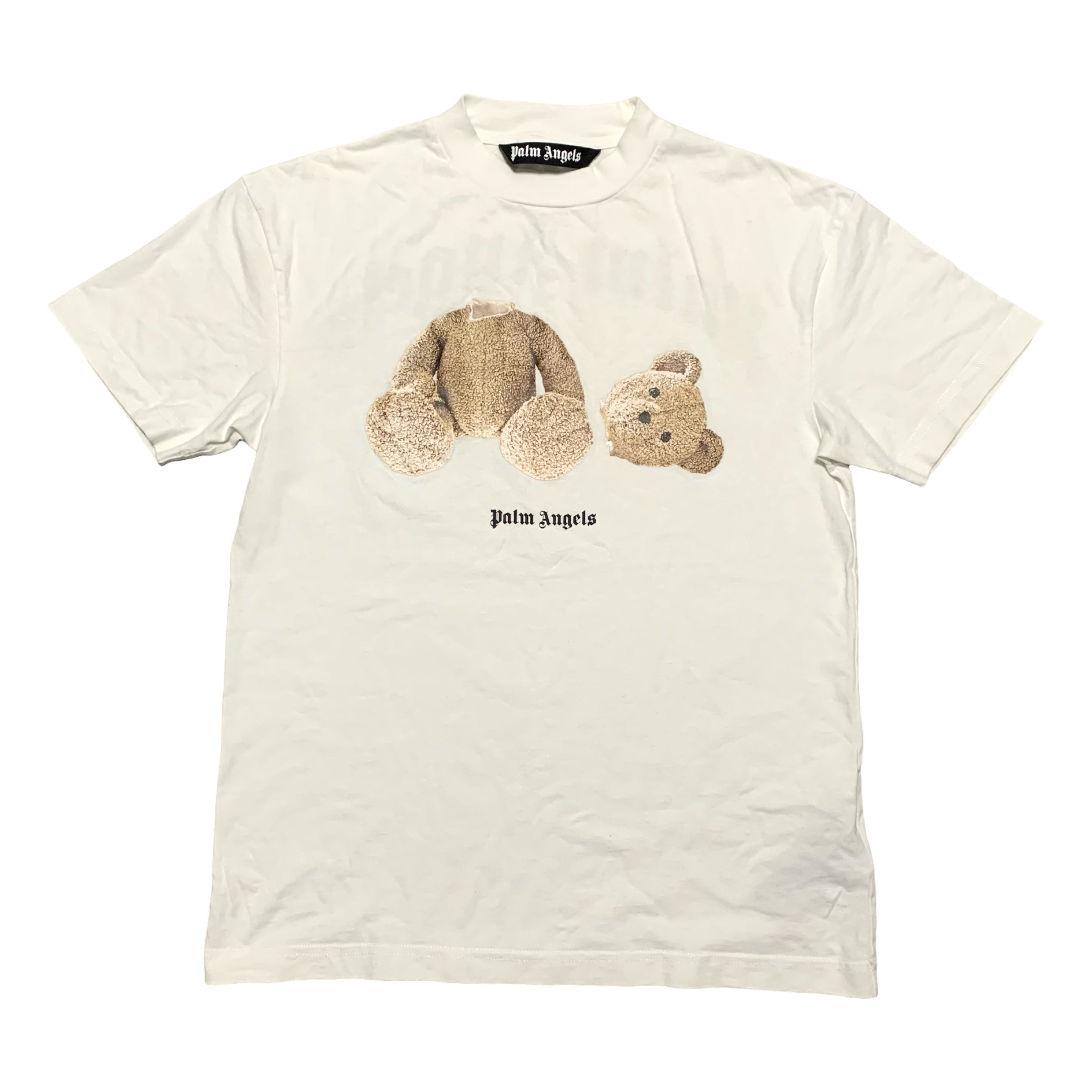 Palm Angels Small Kill The Bear White Tee