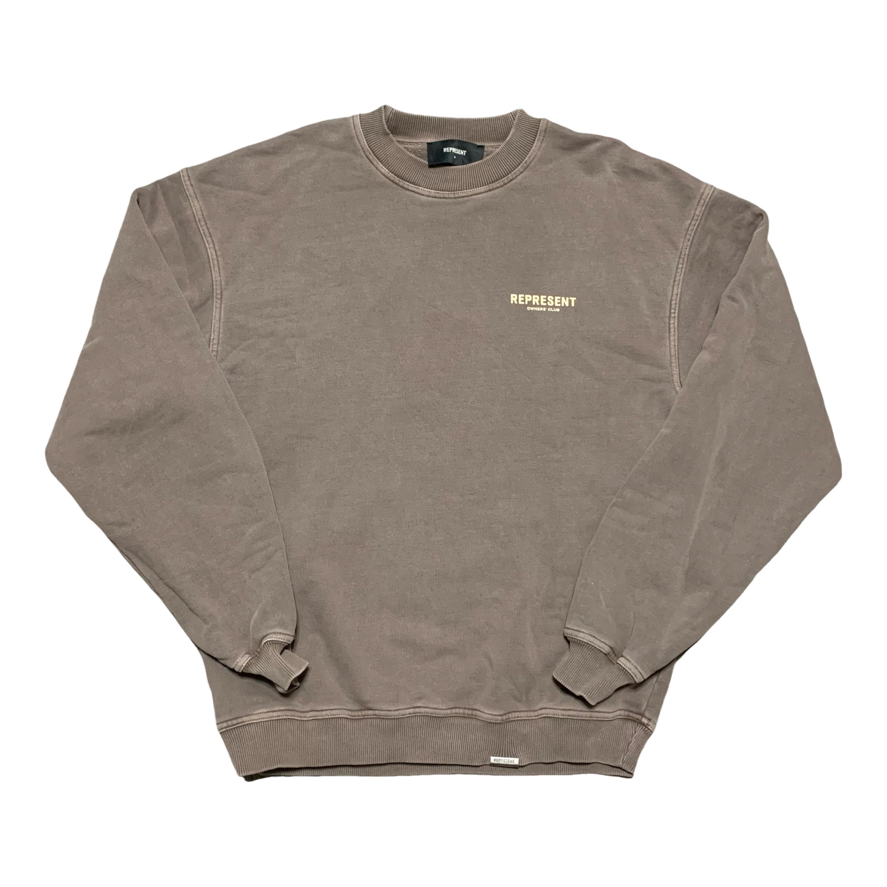 Represent Medium Owners Club Fog Sweater Sweatshirt Crewneck