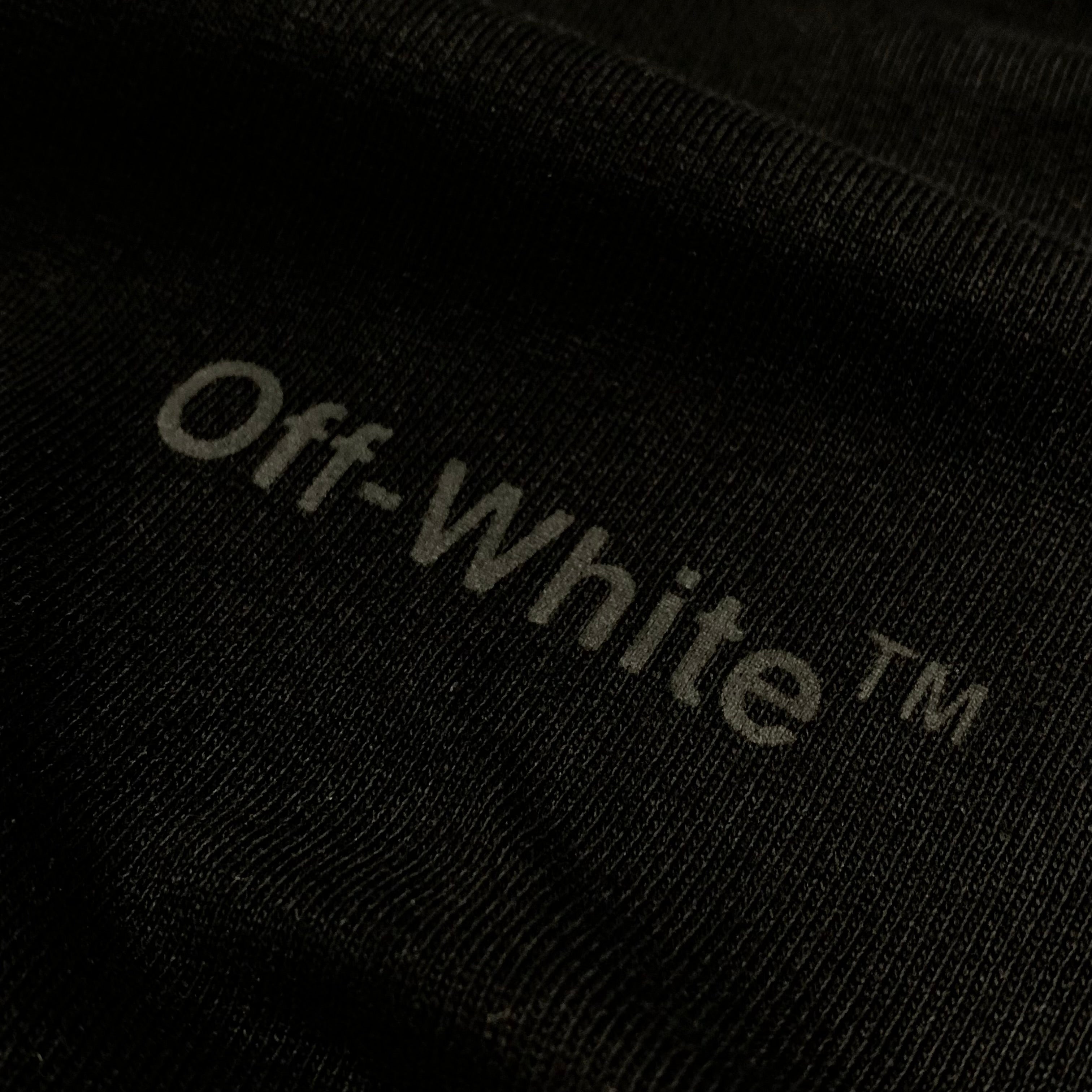 Off White Large Tee Diag Black T-Shirt Virgil Abloh