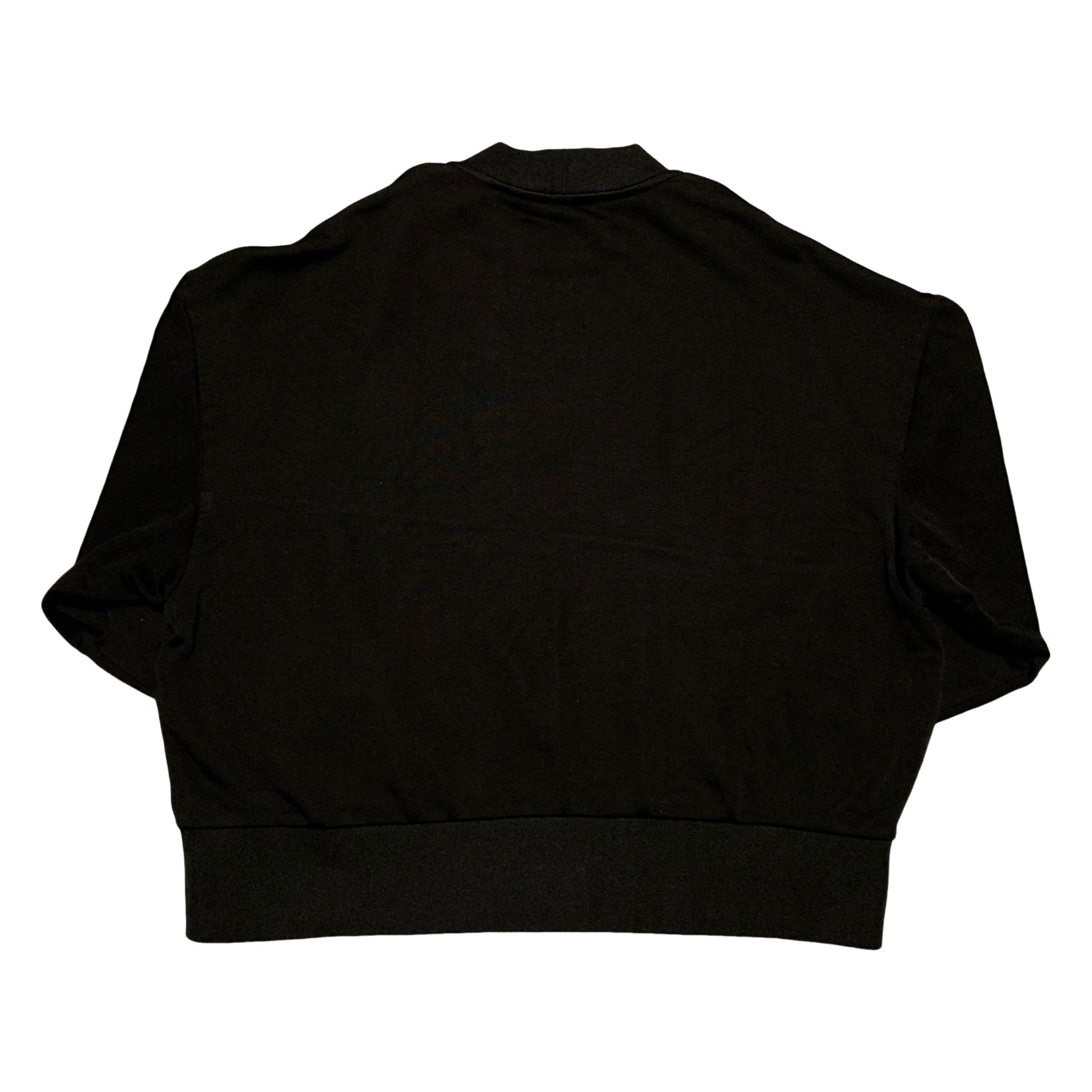 Palm Angels Large Broken Logo Black Sweatshirt Crewneck Virgil Abloh