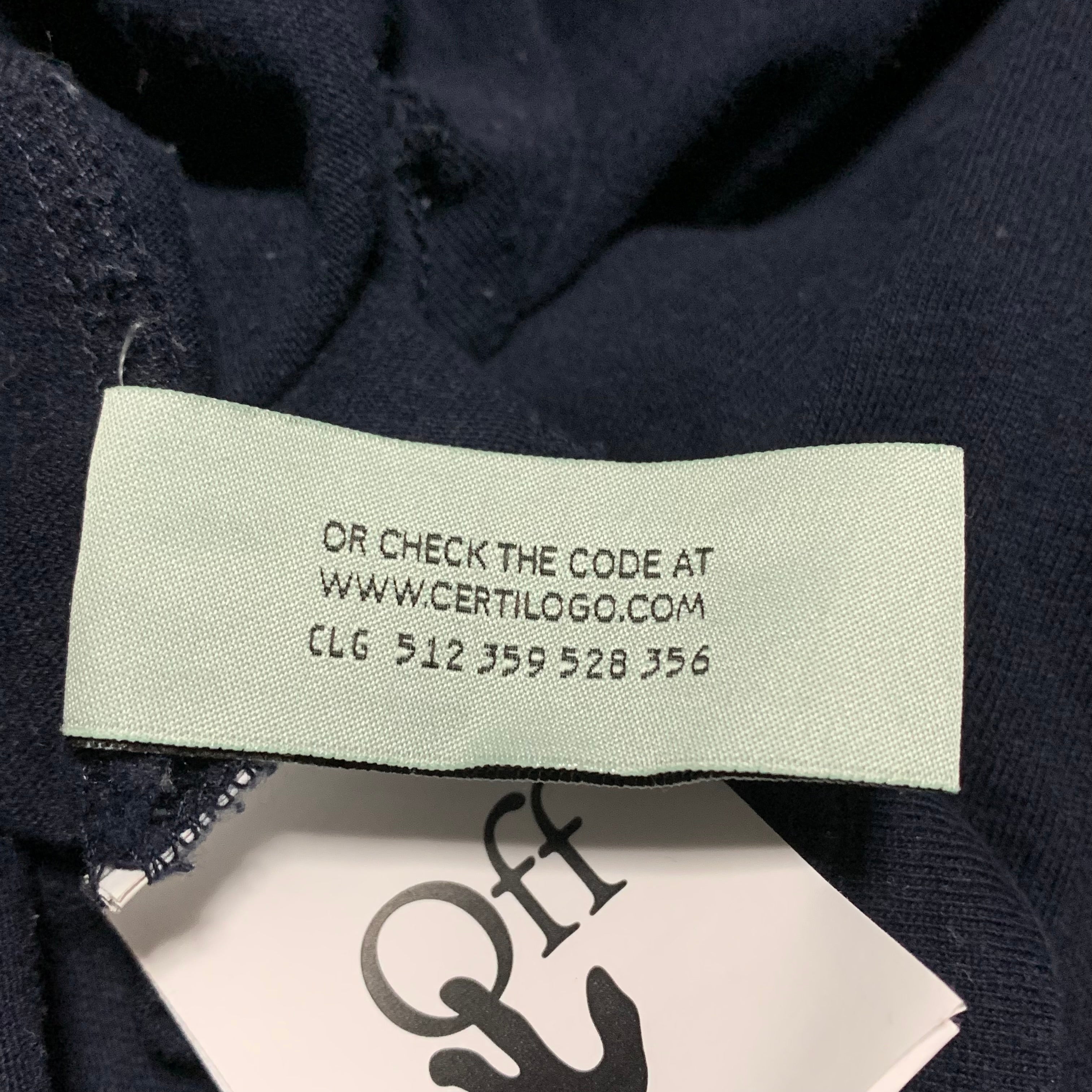 Off White Medium Staff Graphic Blue Tee Virgil Abloh