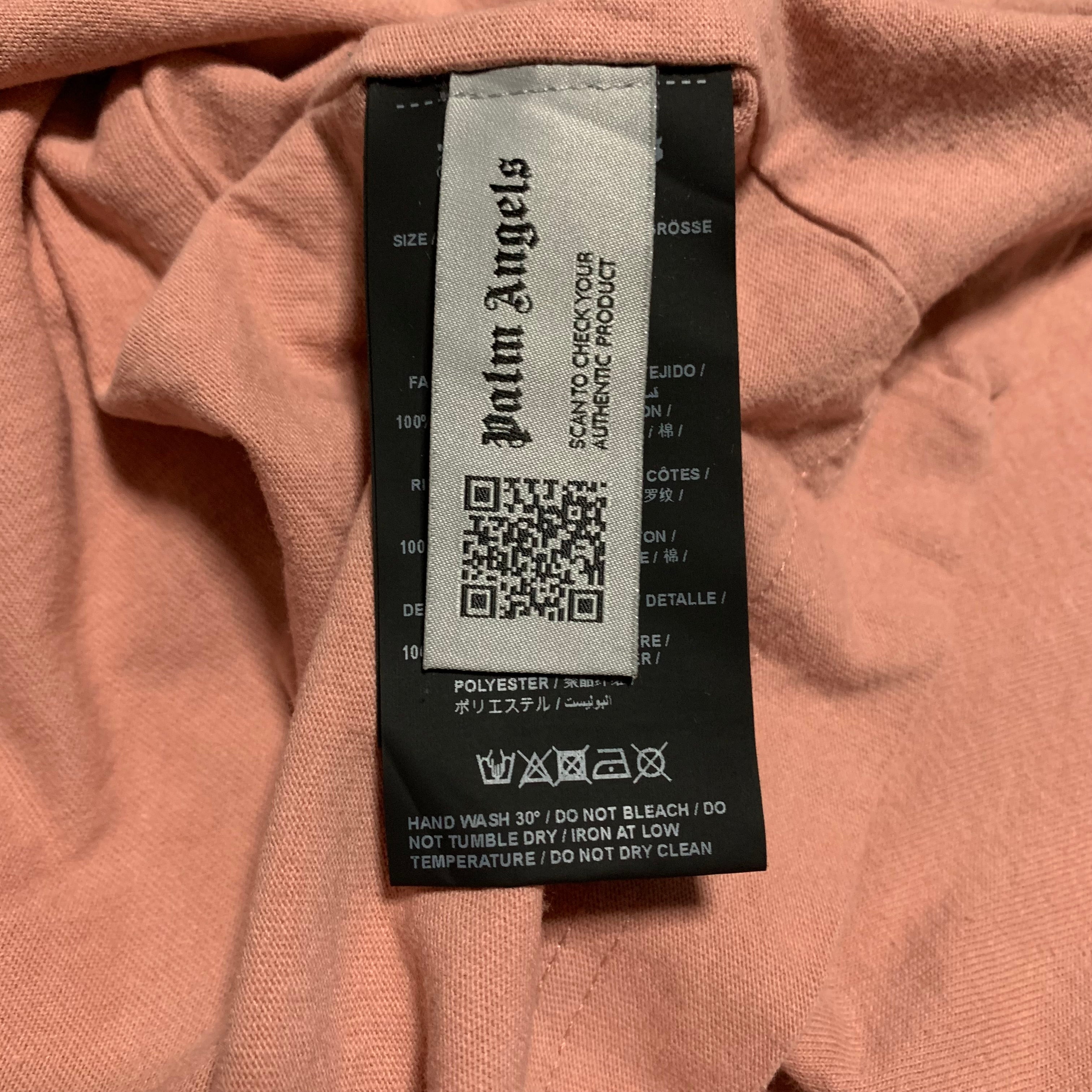 Palm Angels Small Seasonal Logo Insideout Rose Pink Tee