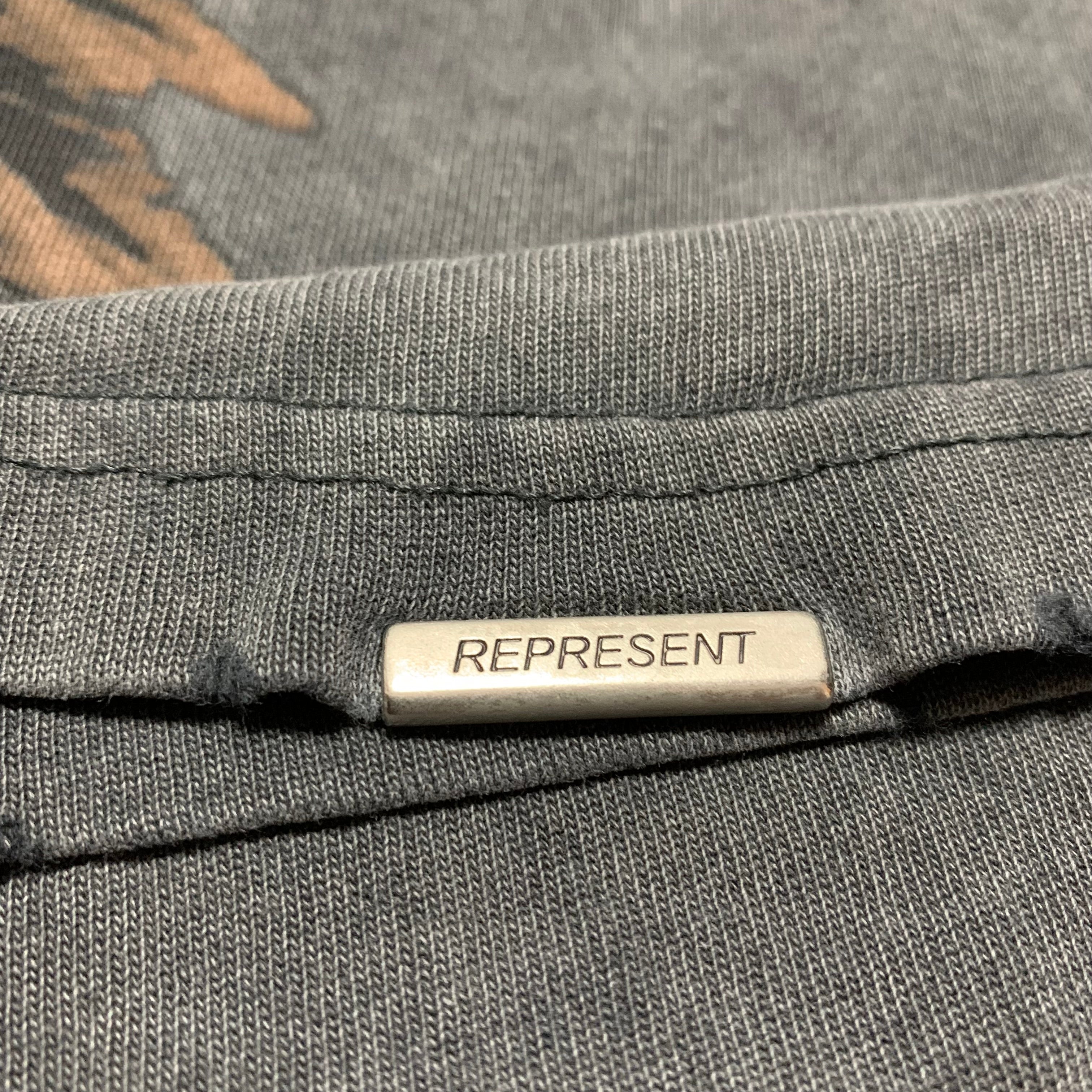 Represent Small Terrier Eagle Vintage Grey Tee