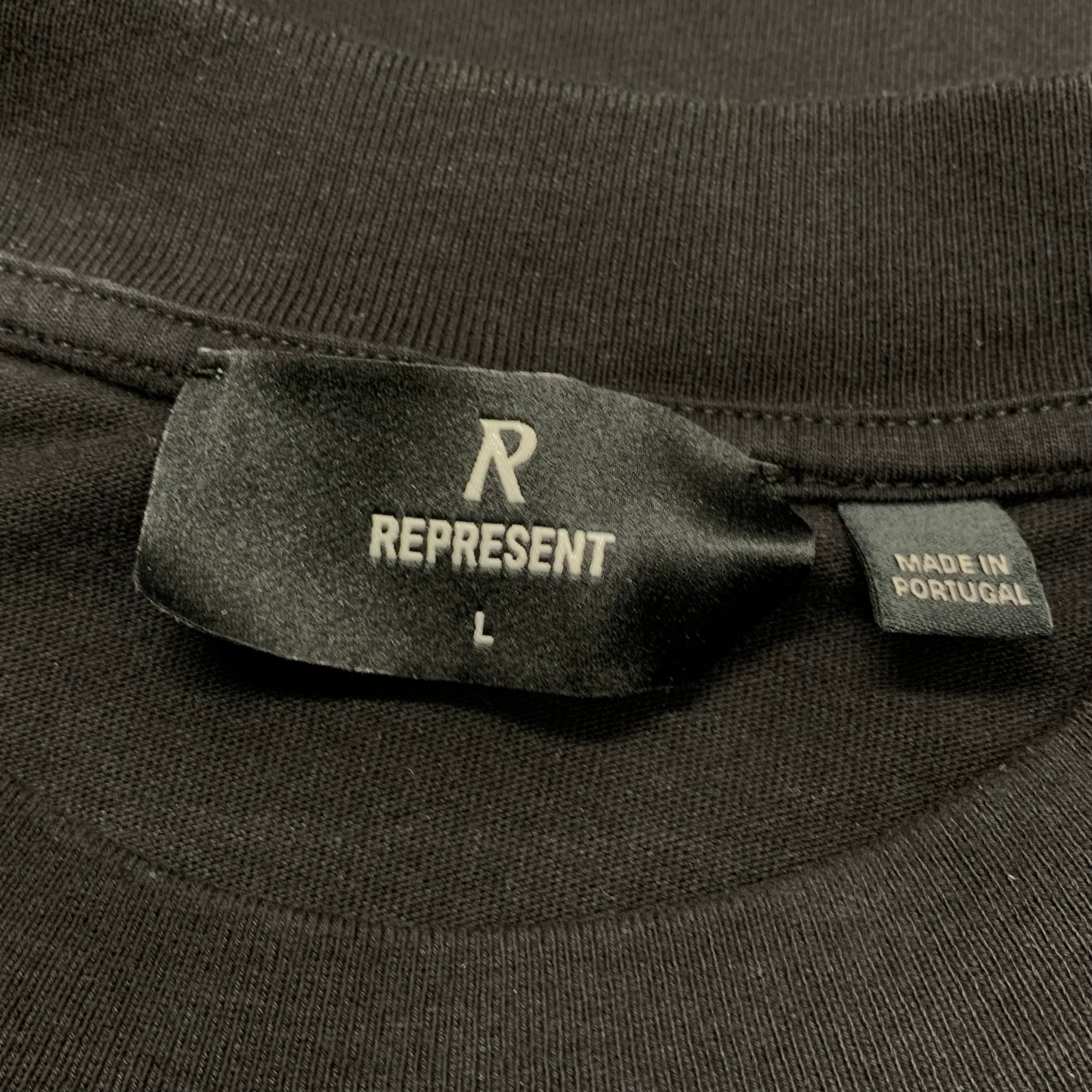 Represent Large Tee Owners Club Jet Black T-Shirt