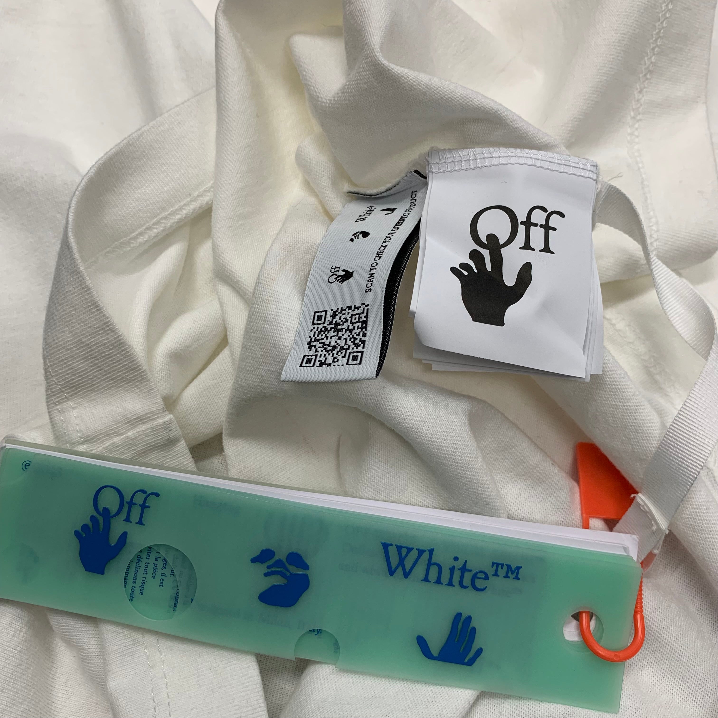 Off White XXS Tee Degrade Arrows White T-Shirt Virgil Abloh