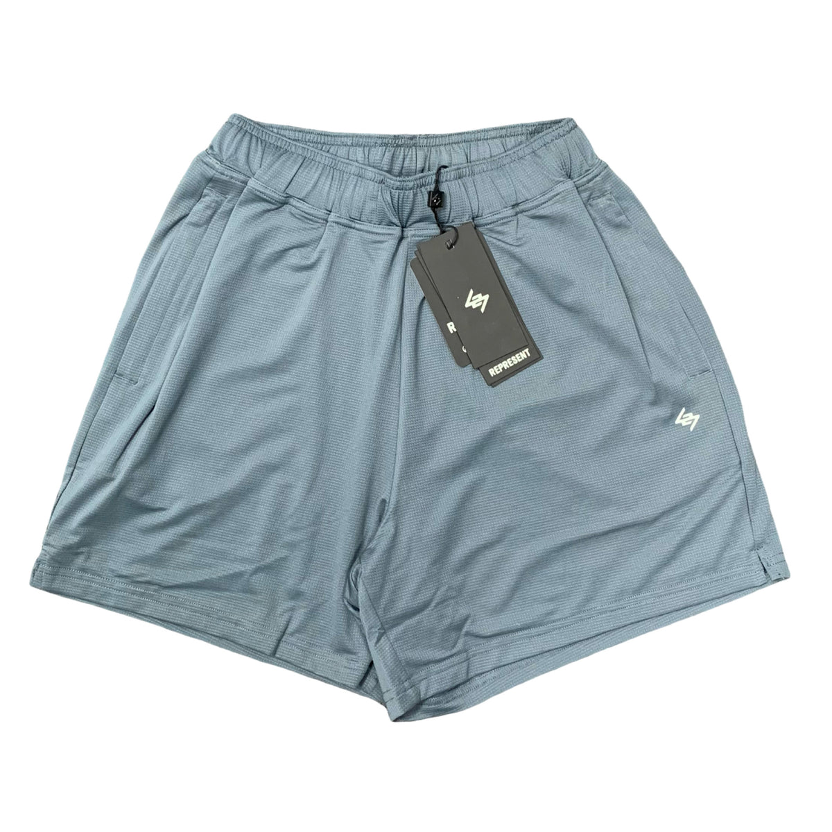 Represent Small Shorts 247 DNA Mesh Dusky Blue Shorts Bottoms