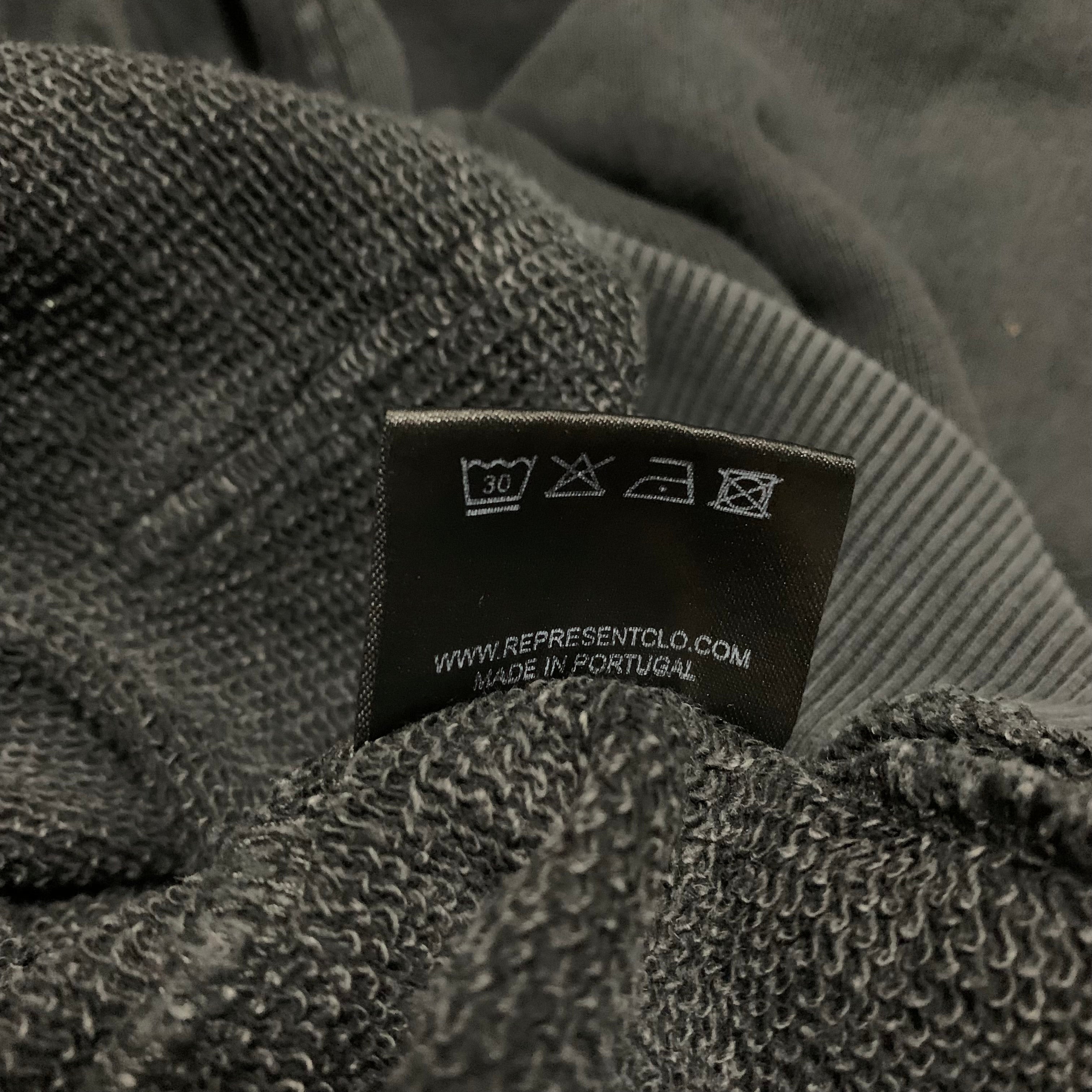 Represent Small Shark Vintage Black Hoodie 'Only The Strong Survive'