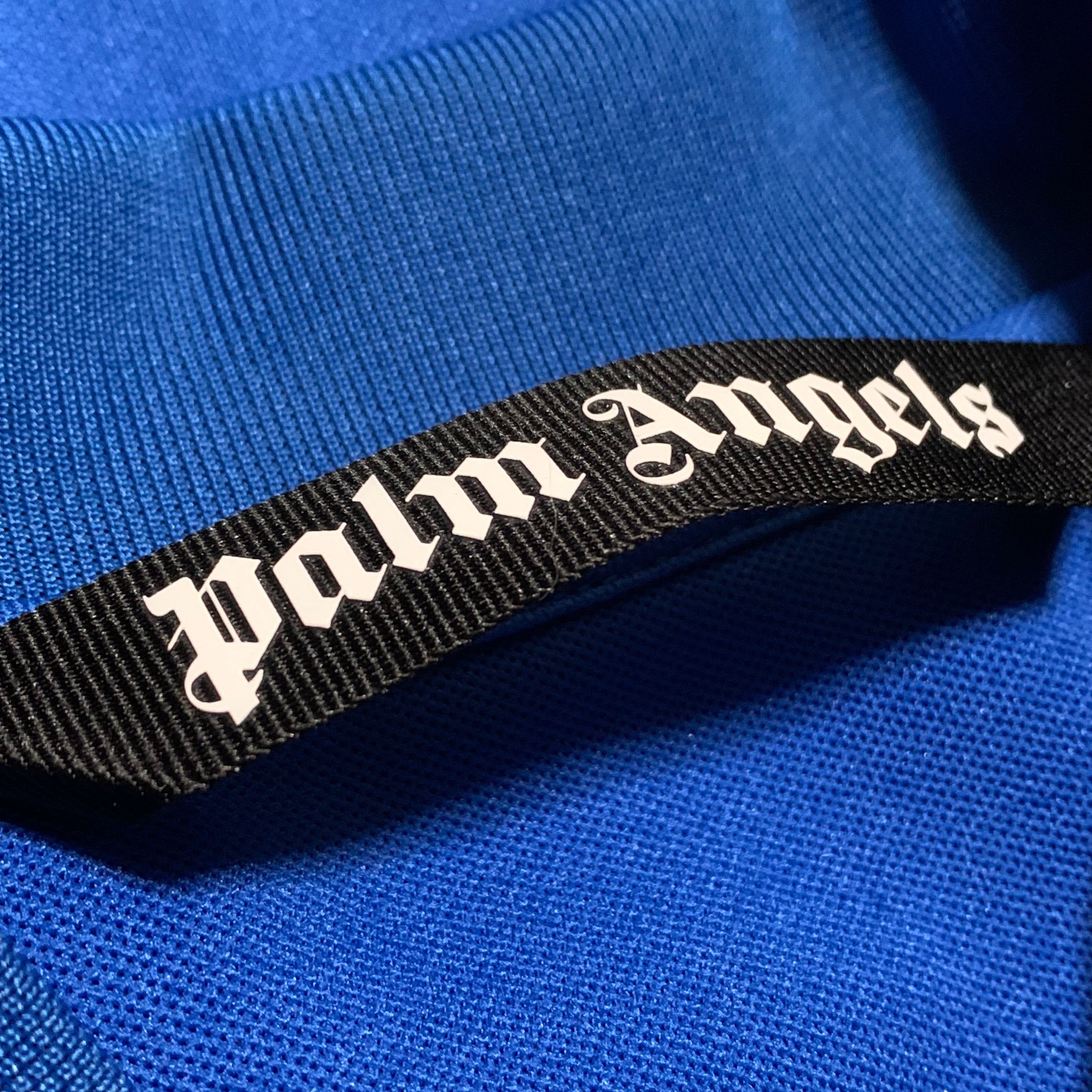 Palm Angels Medium Track Jacket Classic Logo Electric Blue Jacket