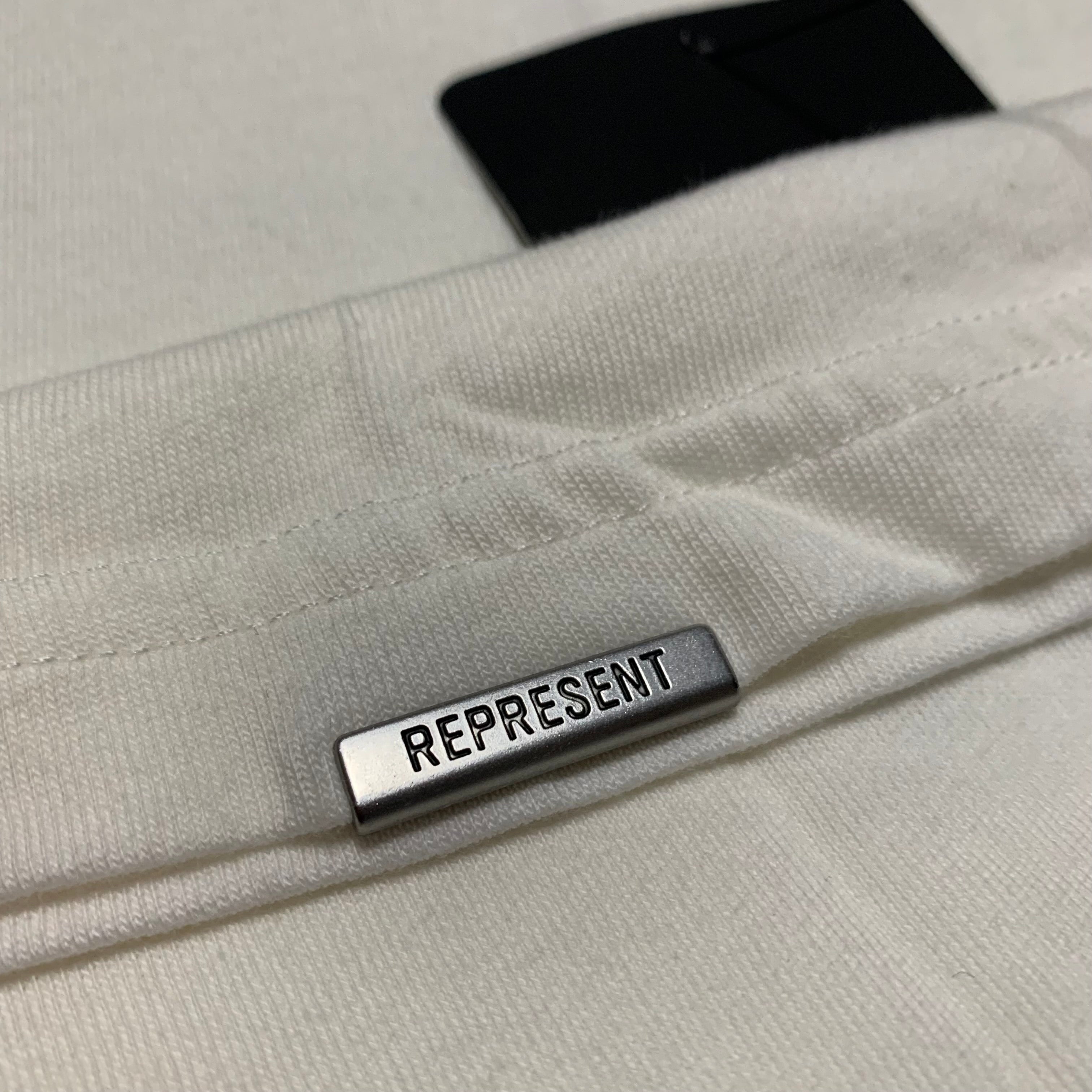 Represent Small Owners Club Bubblegum Pink Flat White Tee