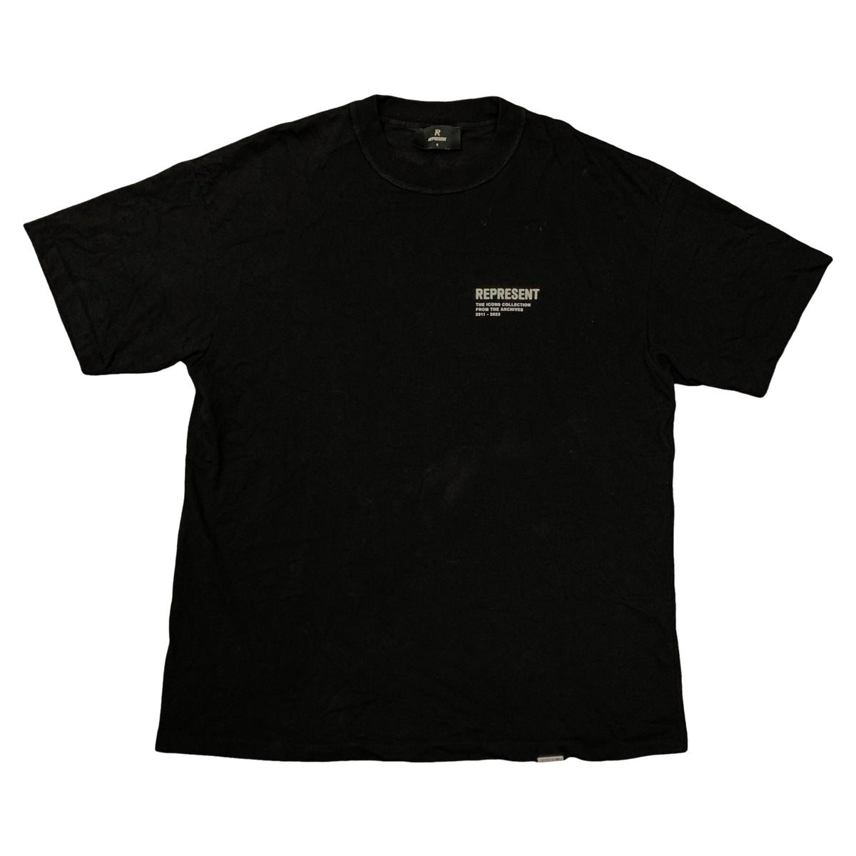 Represent Small Tee Monochrome Icons Black T-Shirt